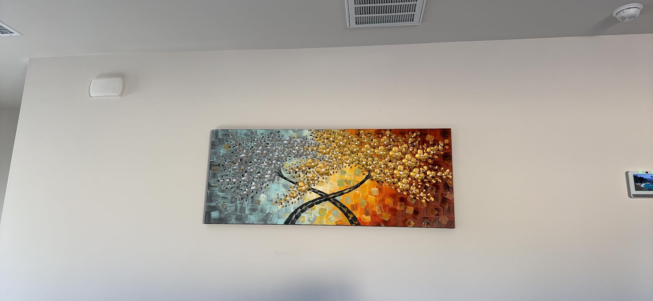 V-inspire Art, 24x60 Inch Modern Hand Painted 3D Flower Art abstract Canvas Wall Art Oil Paintings Decorations for Living room Dining room Acrylic Artwork Home Walls customer photo 1