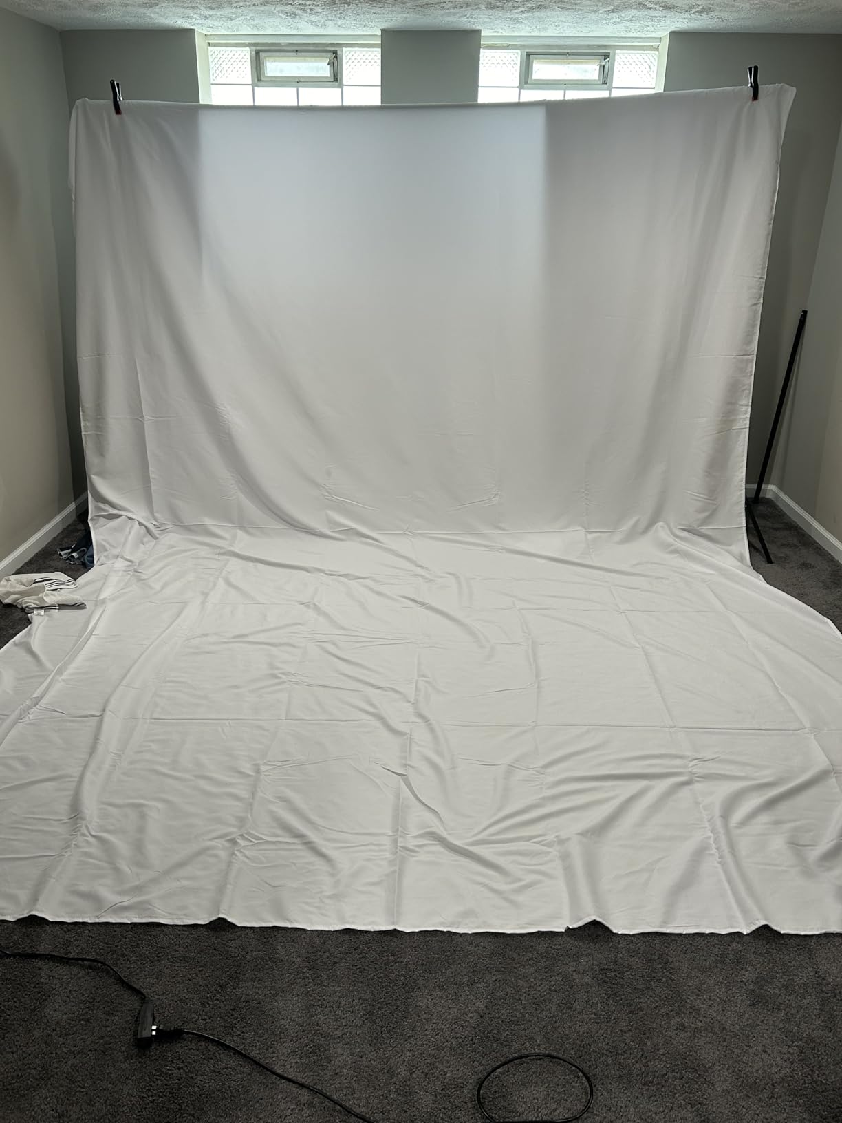 Hemmotop Photo Backdrop, White, 5x7ft, Photography Background Backdrops customer photo 2