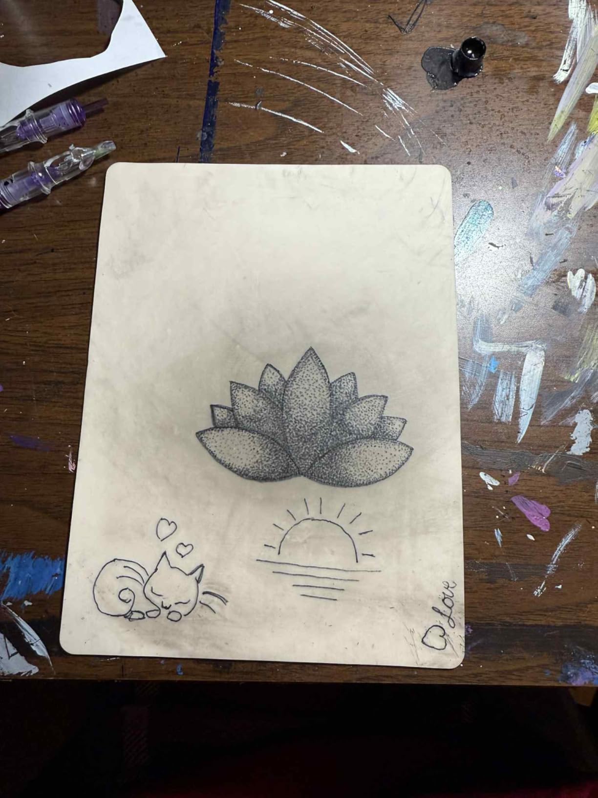 Tattoo Skin Practice - Jconly 20 Sheets 8×6 Double Sides Fake Skin, Microblading Eyebrows or lips to Practice Skin for Beginners and Experienced,Tattoo Supplies customer photo 1