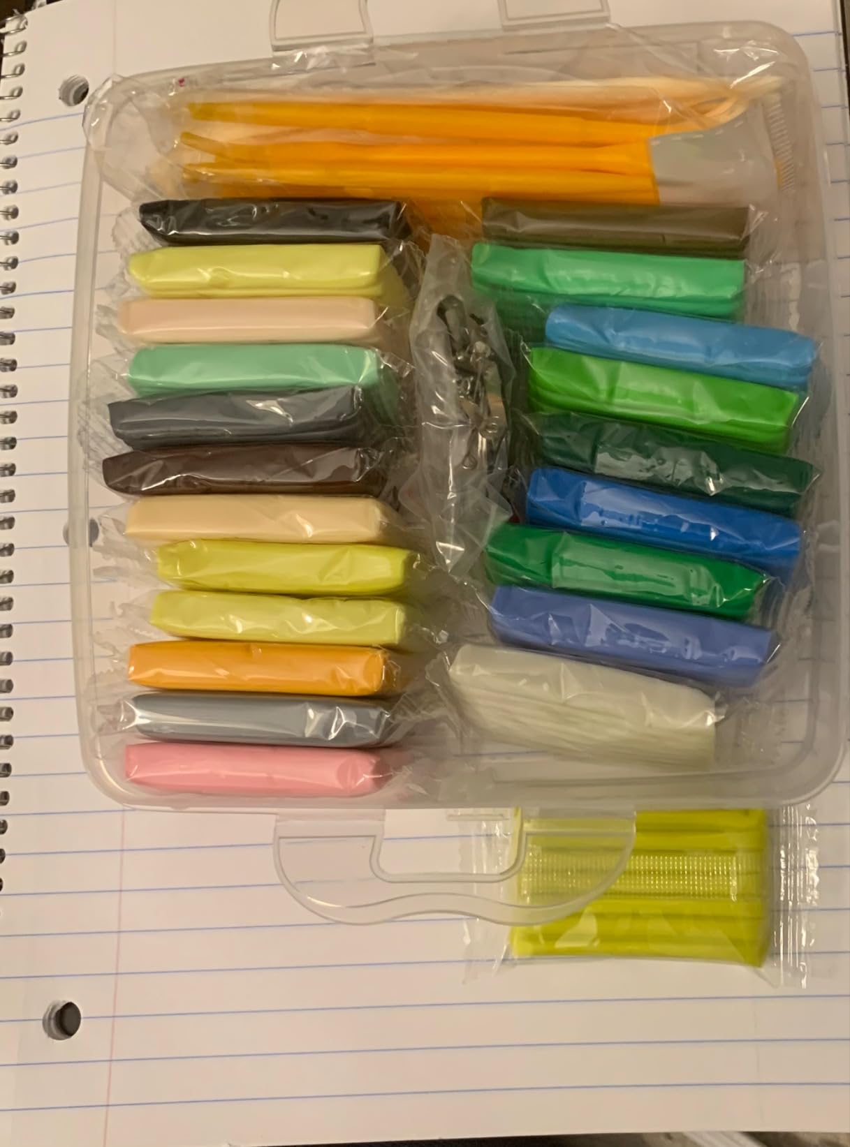 CyAJM Polymer Clay 50 Colors Oven Bake Modeling Clay Kit with Jewelry Tools customer photo 2