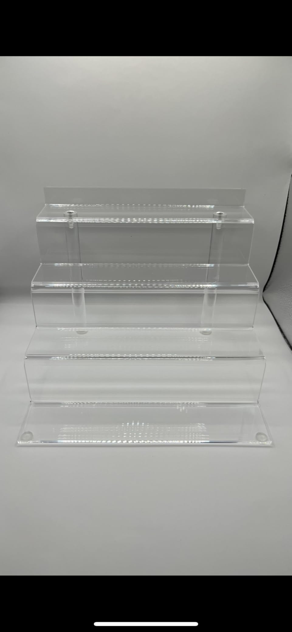 bigantss 9 Inch Acrylic Shelf for Perfume Organizer, 4 Tier Funko POP Shelves, Cologne Organizer Tiered Riser Display Stand, Acrylic Display for Decoration customer photo 2