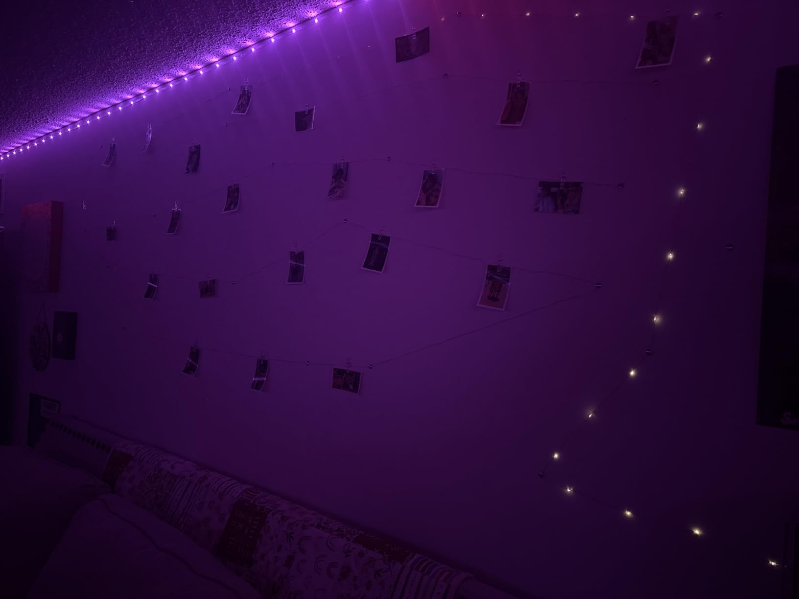 Teen Girl Gifts Trendy Stuff: Aesthetic 40Ft 120LED Hanging Picture Fairy Lights with 50 Clips - 8 Modes & Timer, Waterproof - Trendy Teenager Girl Gift for Birthday Christmas, Dorm Bedroom Wall Décor customer photo 1