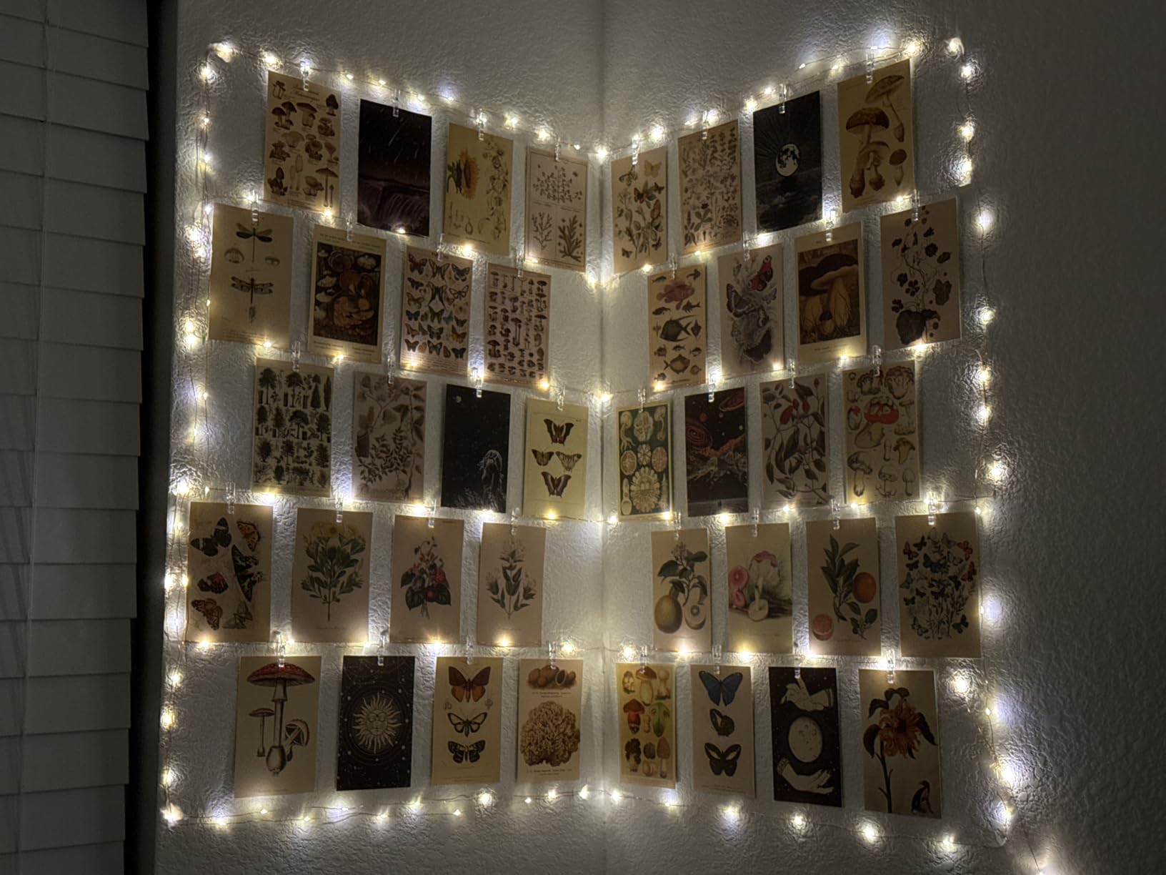 Teen Girl Gifts Trendy Stuff: Aesthetic 40Ft 120LED Hanging Picture Fairy Lights with 50 Clips - 8 Modes & Timer, Waterproof - Trendy Teenager Girl Gift for Birthday Christmas, Dorm Bedroom Wall Décor customer photo 2