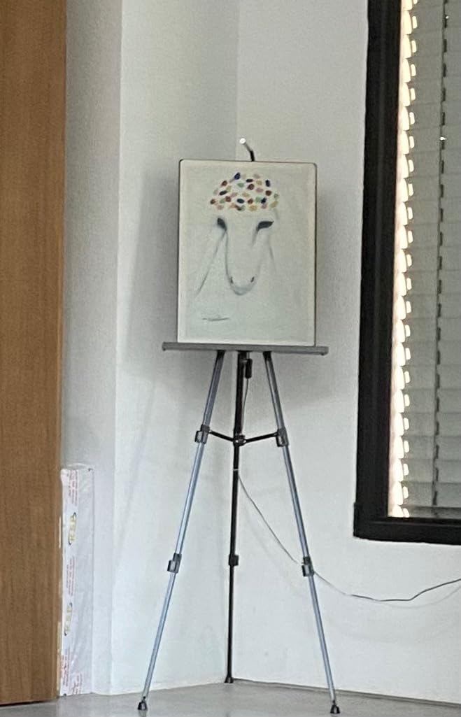 RRFTOK 72 in Art Easel Stand, Adjustable Metal Tripod, Dual-Layer customer photo 1
