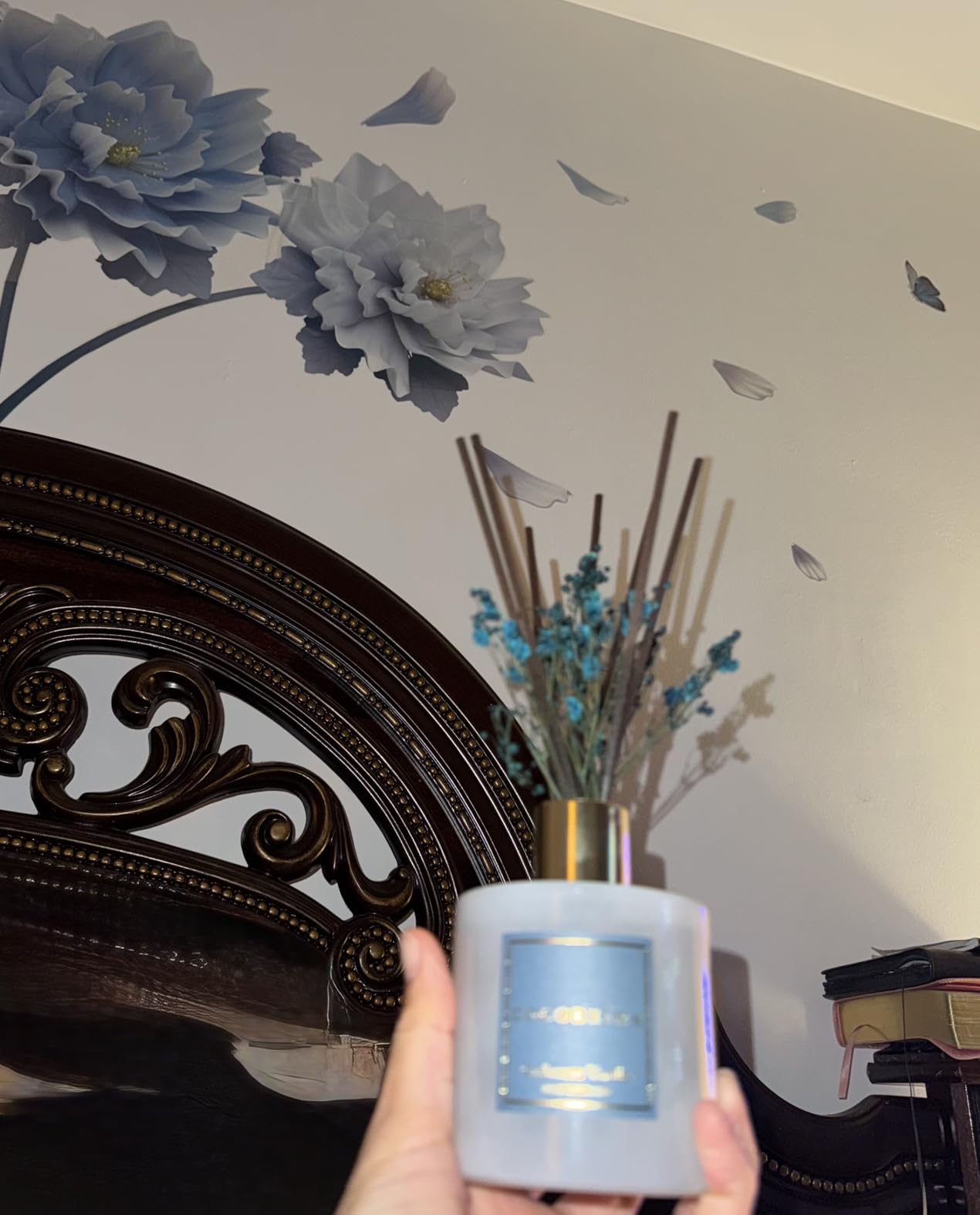 COCORRÍNA Reed Diffuser - Cashmere Vanilla 6.7 fl oz Reed Diffuser for Bedroom Bathroom Home Décor customer photo 2