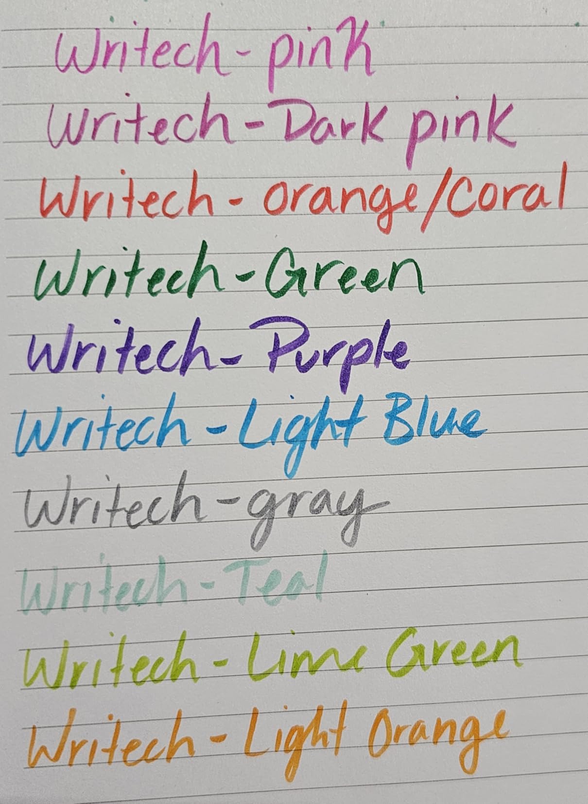 WRITECH Arts Sign Brush Pen: Water Based Vintage Assorted Colors Ink 12ct customer photo 1