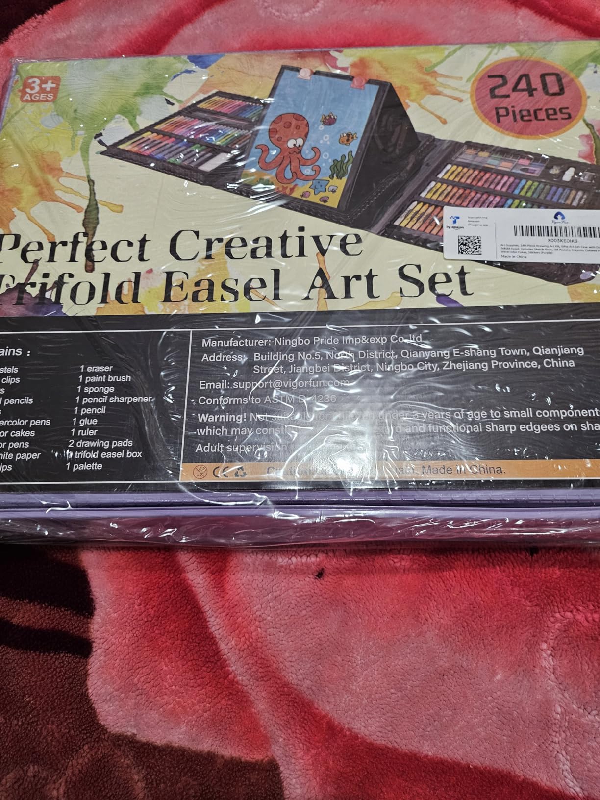 VigorFun Art Supplies 240 PCS, Art Set Crafts Drawing Kits for Kids Teens customer photo 2