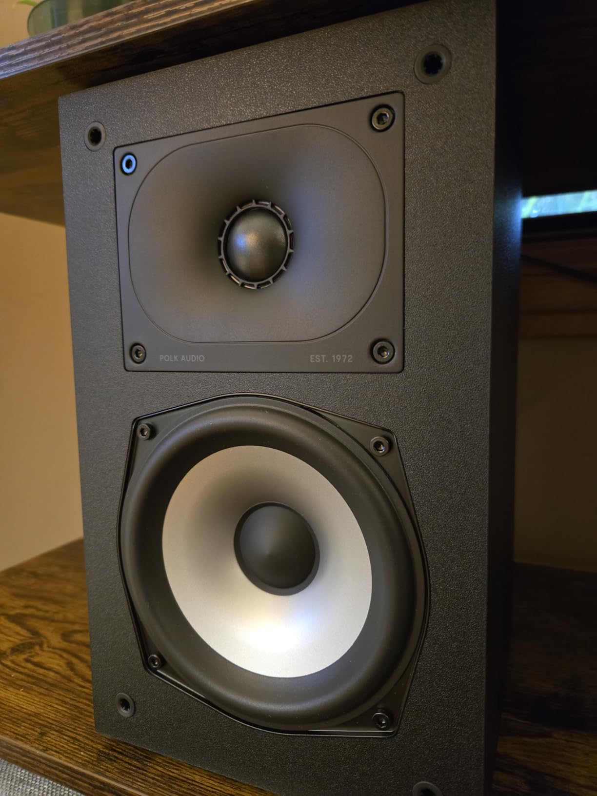 Polk Monitor XT15 Pair of Bookshelf or Surround Sound Speakers - Hi-Res Audio Certified, Dolby Atmos & DTS:X Compatible, 1