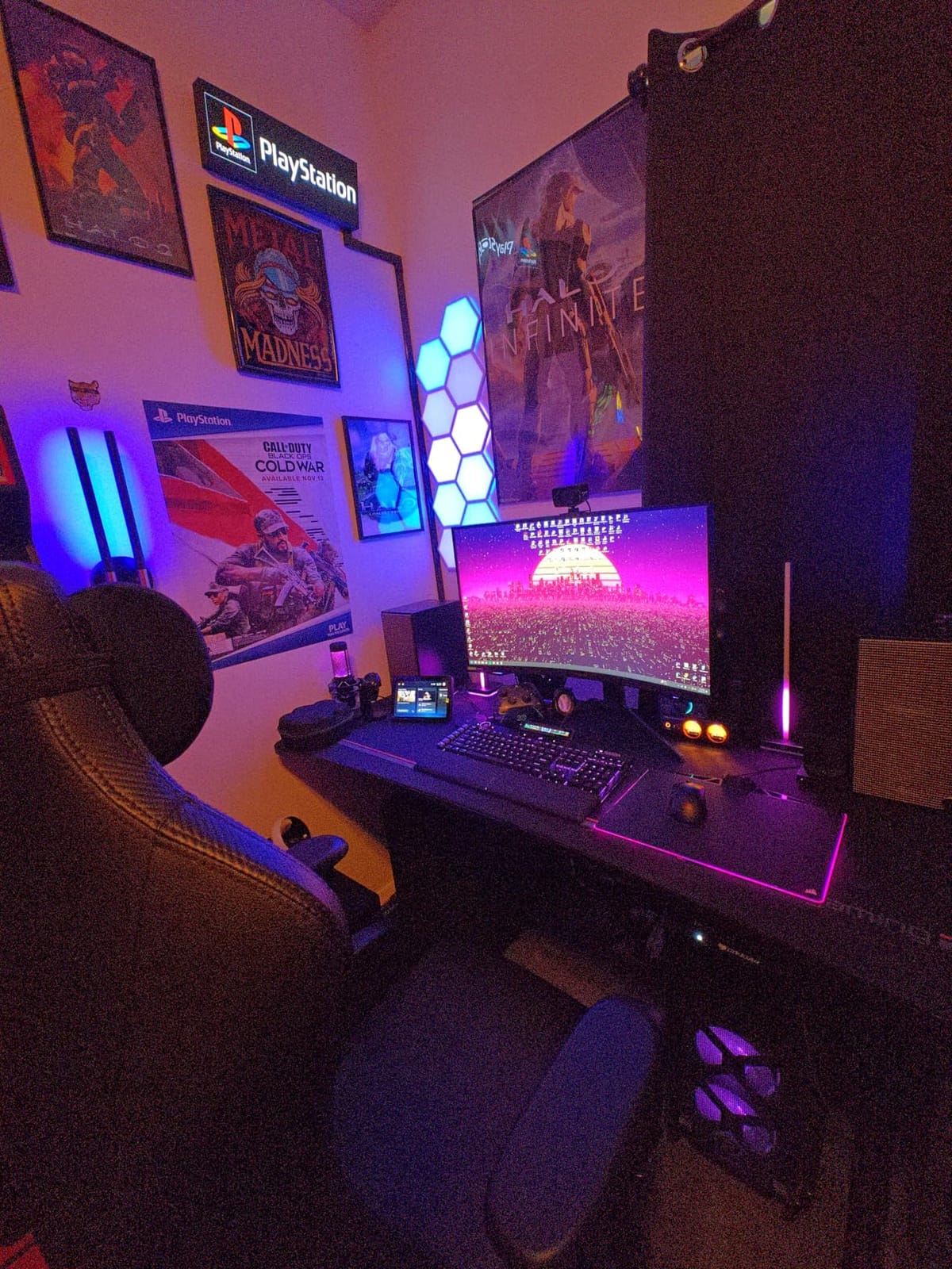 Govee Glide Hexa Light Panels, RGBIC Hexagon LED Wall Lights customer photo 1