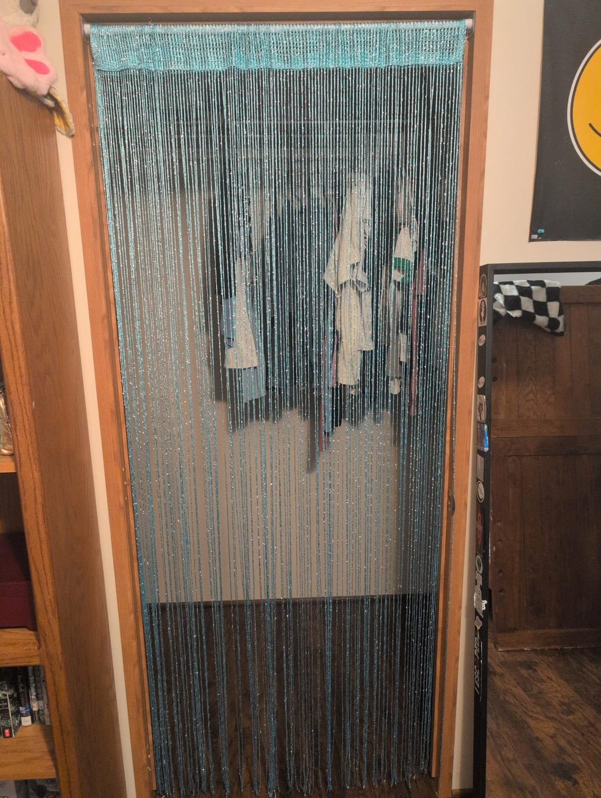 YIIBAII Beaded Curtain Beaded Curtains for Doorways Crystals Suitable for Interior Hanging Decoration and Partitions Closet Curtains (39
