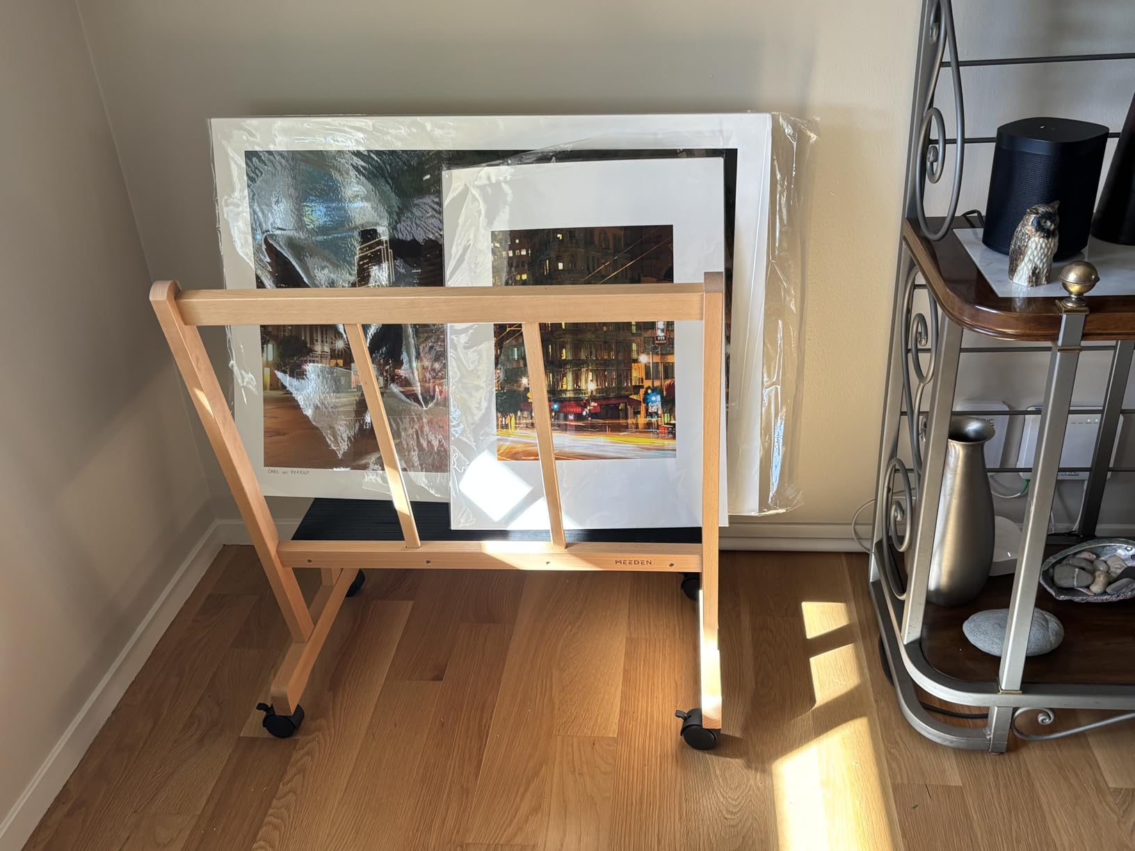 MEEDEN Art Display Print Rack: Artist Storage Rack with Castors for Canvas customer photo 1