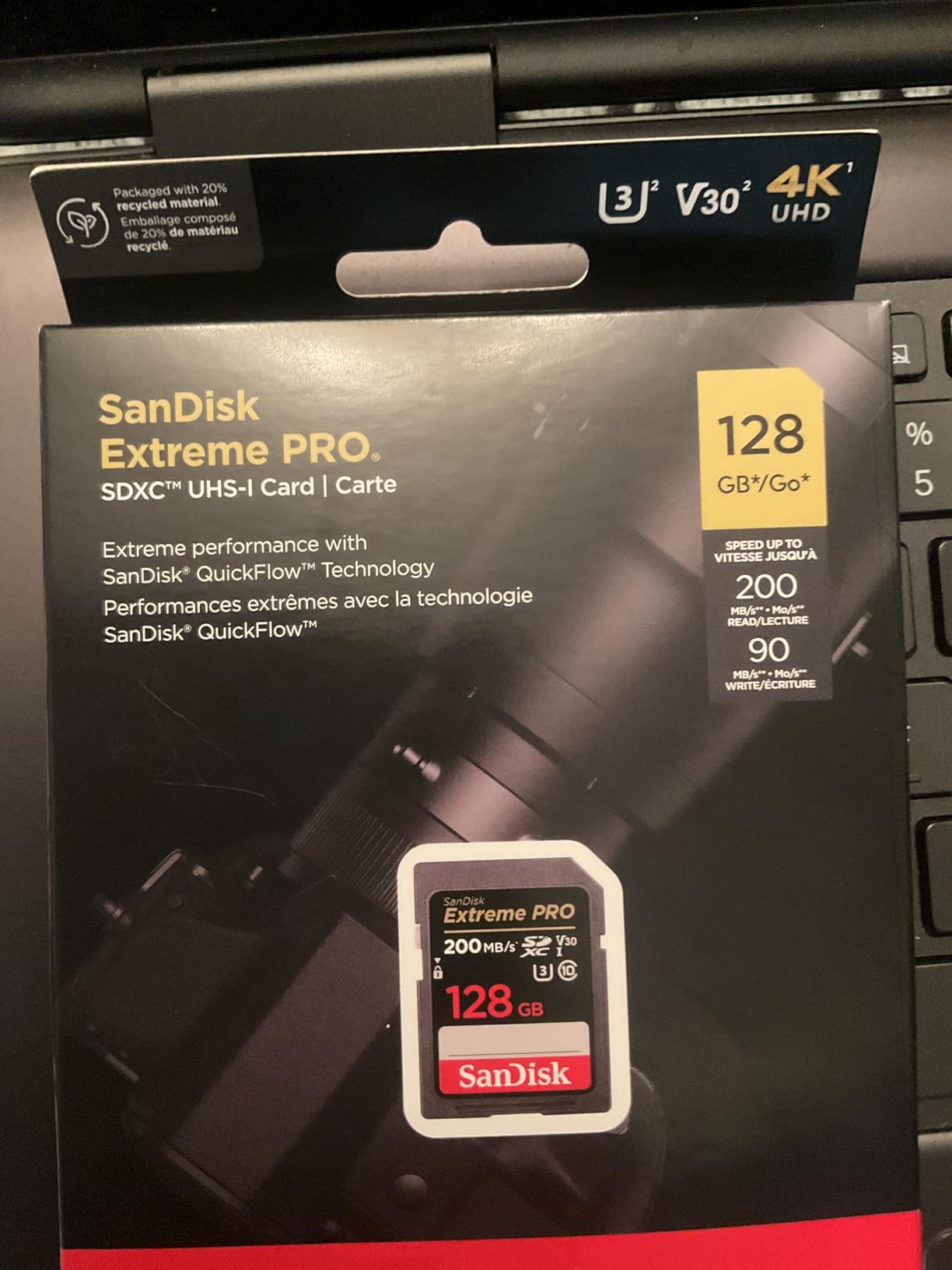 SANDISK 256GB Extreme PRO SDXC UHS-I Memory Card - C10, U3, V30, 4K UHD, SD Card - SDSDXXD-256G-GN4IN customer photo 2