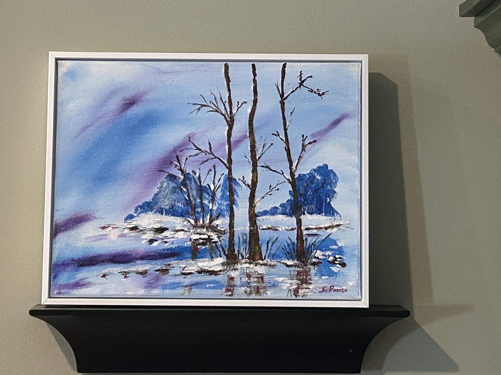 11x14 Floating Canvas Frame for Abstract Prints,0.9