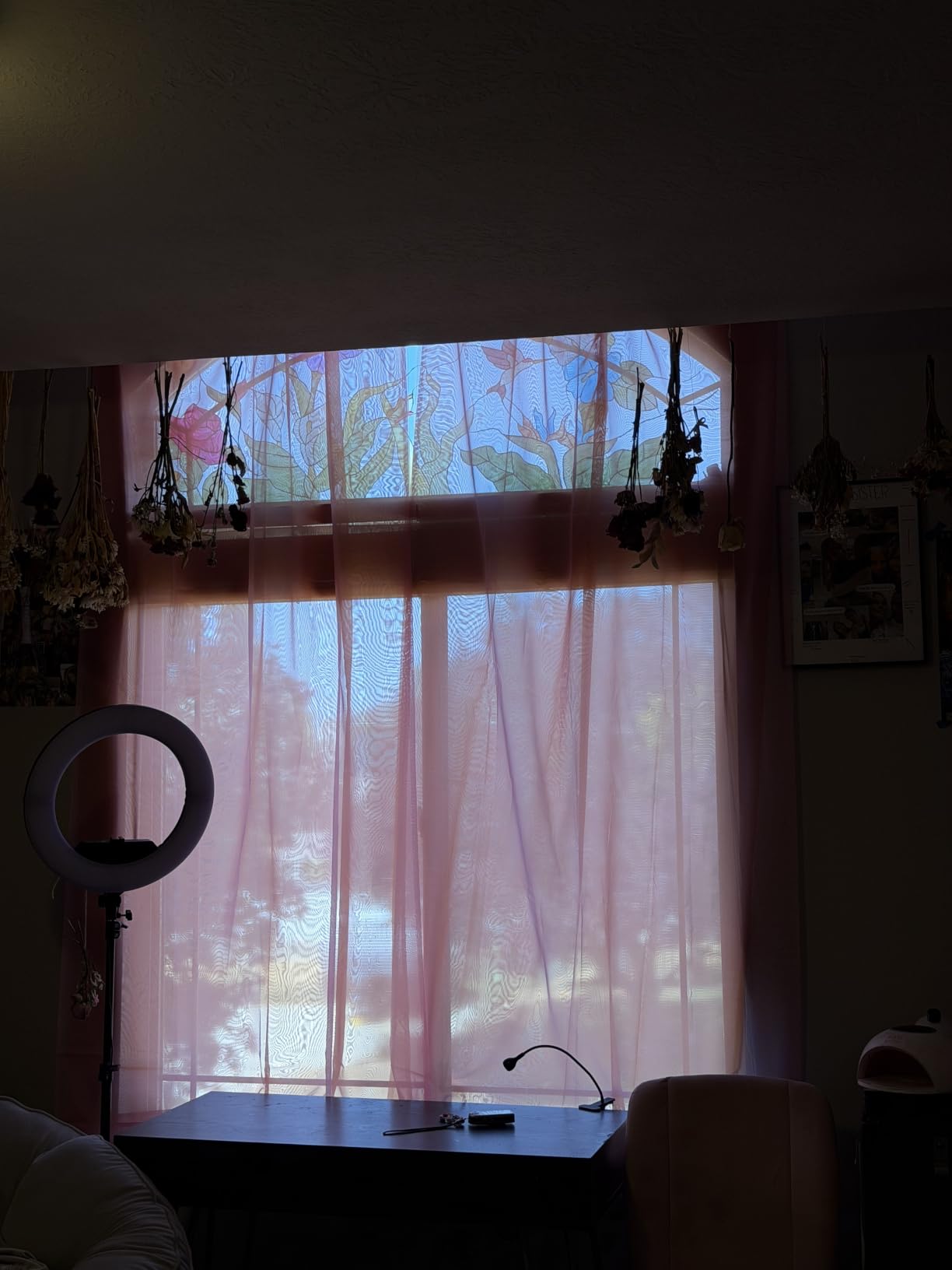 OWENIE White Sheer Curtains 84 inches Long 2 Panels Set for Living Room customer photo 1