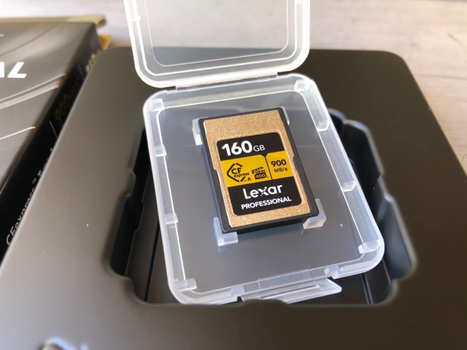 Lexar 160GB Professional CFexpress Type A Gold Series Memory Card, Up to 900MB/s Read, Cinema-Quality 8K Video, Rated VPG 400 (LCAGOLD160G-RNENG) customer photo 1