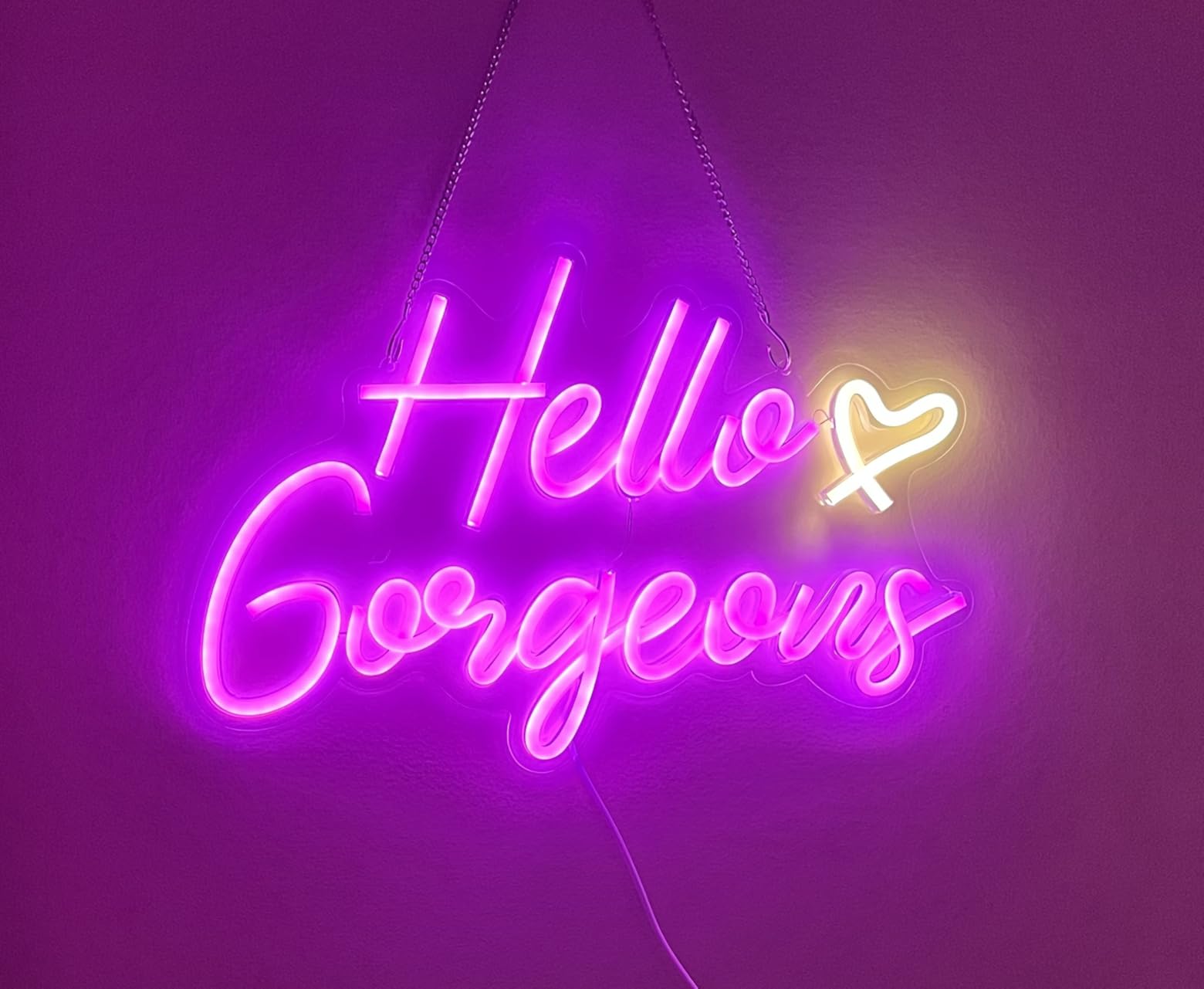 DAKABUKA You Are Like Really Pretty Neon Sign Warm White Room Decor LED Neon Signs Wall Decor For Bedroom Bachelorette Party Teen Girls Room With Dimmable Switch USB Power(16.9 * 10.6inches) customer photo 2