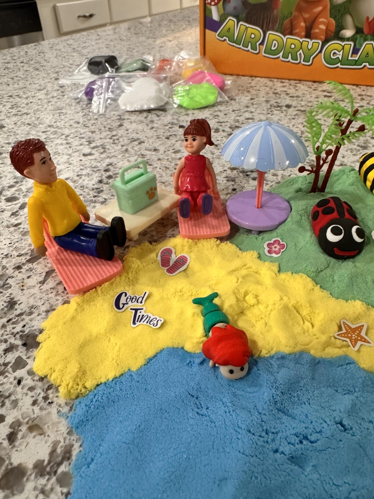 Air Dry Clay, 24 Colors Modeling Magic Clay for Kids customer photo 1