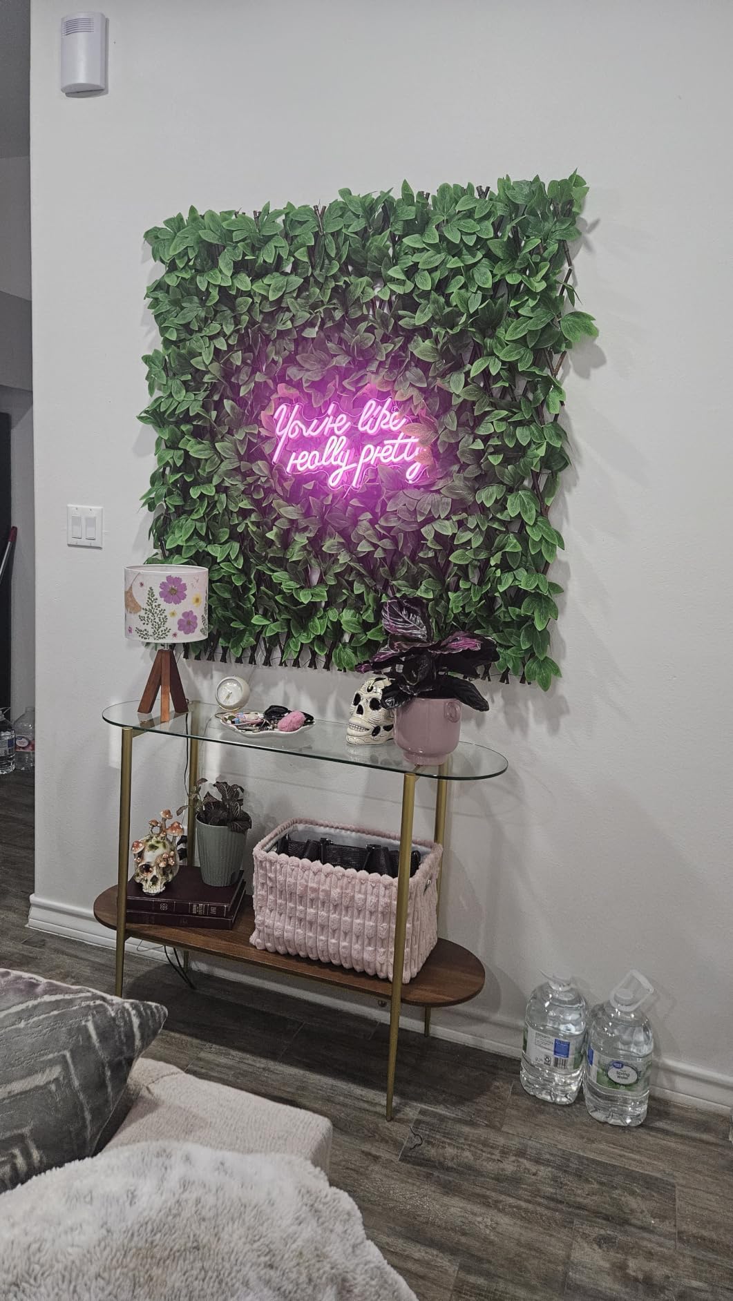 Lucunstar You're Like Really Pretty Neon Sign Led Sign Pink Led Neon Light for Wall Decor Neon Signs for Wall Decor Light Sign for Wedding Dimmable Switch USB with Neon Sign for Bedroom Home Decor customer photo 2