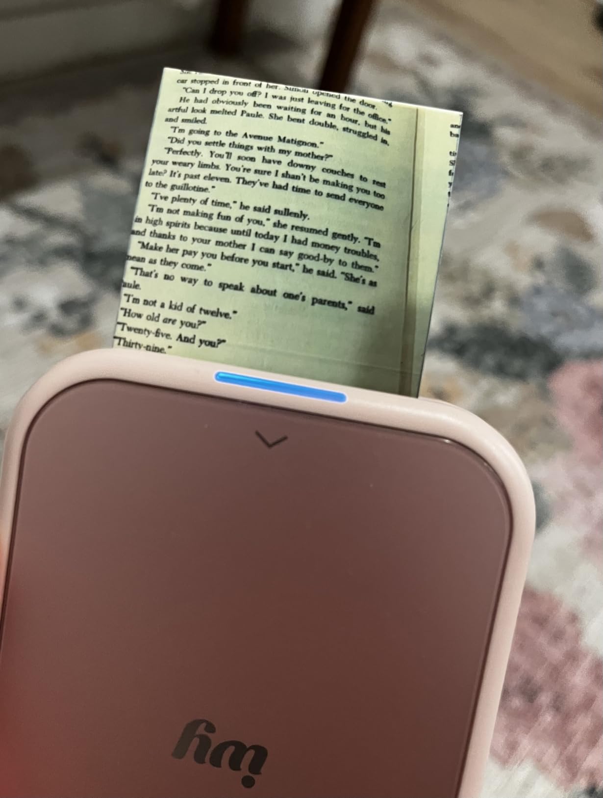 Canon Ivy 2 Mini Photo Printer, Print from Compatible iOS & Android Devices, Sticky-Back Prints, Pure White customer photo 2
