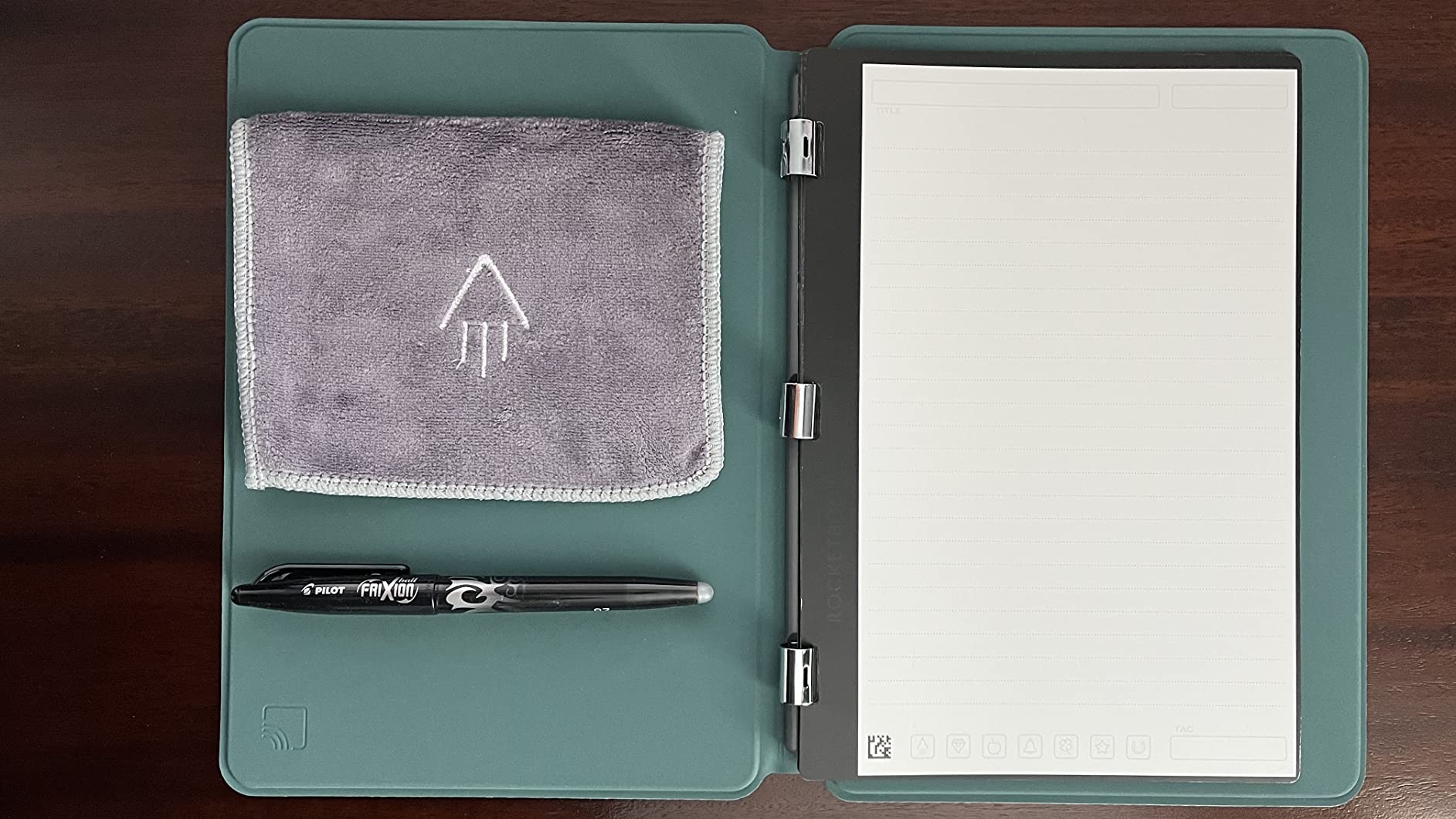 Rocketbook Pro Smart Reusable Notebook, Executive 7x9, Blue customer photo 2