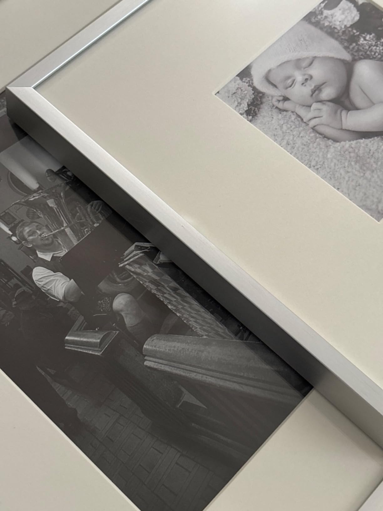 Frametory 7 Pack Aluminum Picture Frame with Mat for Gallery Wall, Bronze customer photo 1