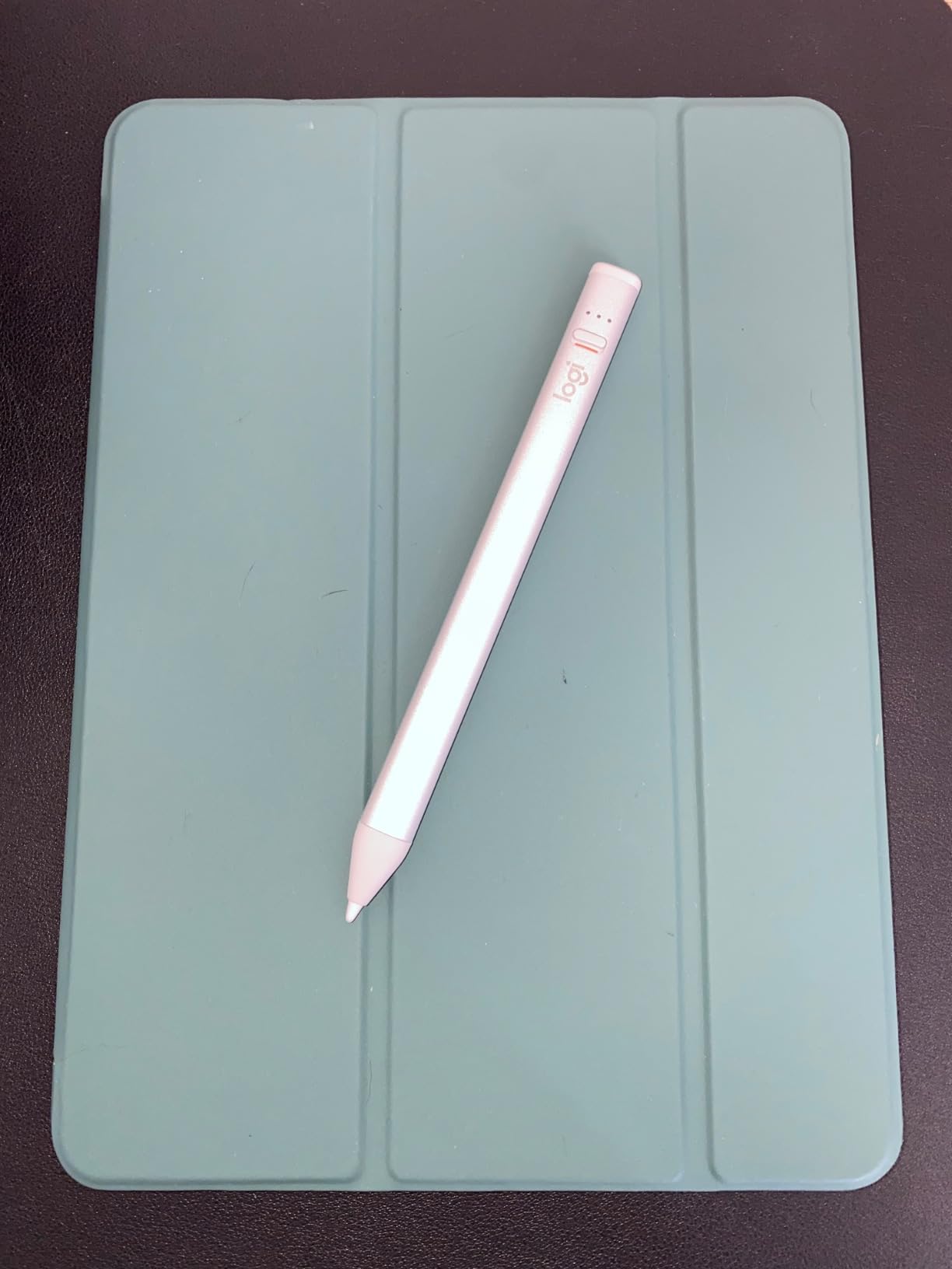 Logitech Crayon Digital Pencil iPad, USB C Port Compatibility Only - Silver customer photo 2