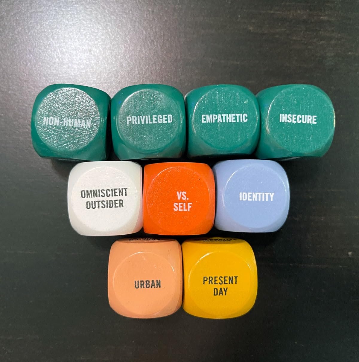 Two Tumbleweeds Art Dice - Drawing & Painting Prompts, Set of 9 dice customer photo 1
