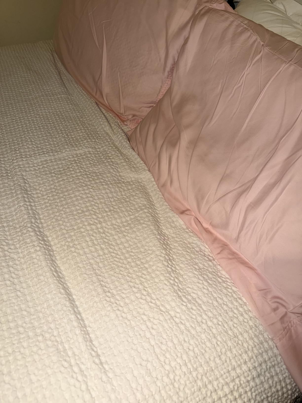 Bedsure PureWoven 3 Pieces 100% Cotton Waffle Duvet Cover Set, Queen, Linen customer photo 1