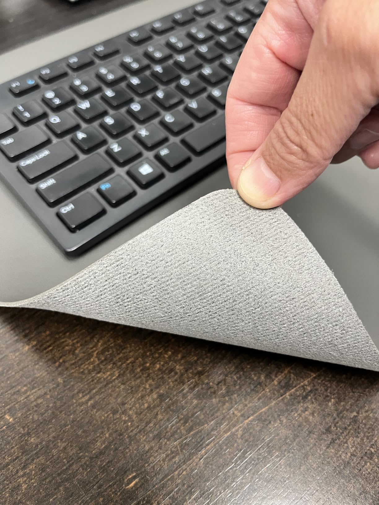 YSAGi Large Extended PU Leather Desk Pad Protector – Non-Slip Waterproof Desk Mat for Office & Home, Easy Clean Mouse Pad & Laptop Writing Blotter 35.4
