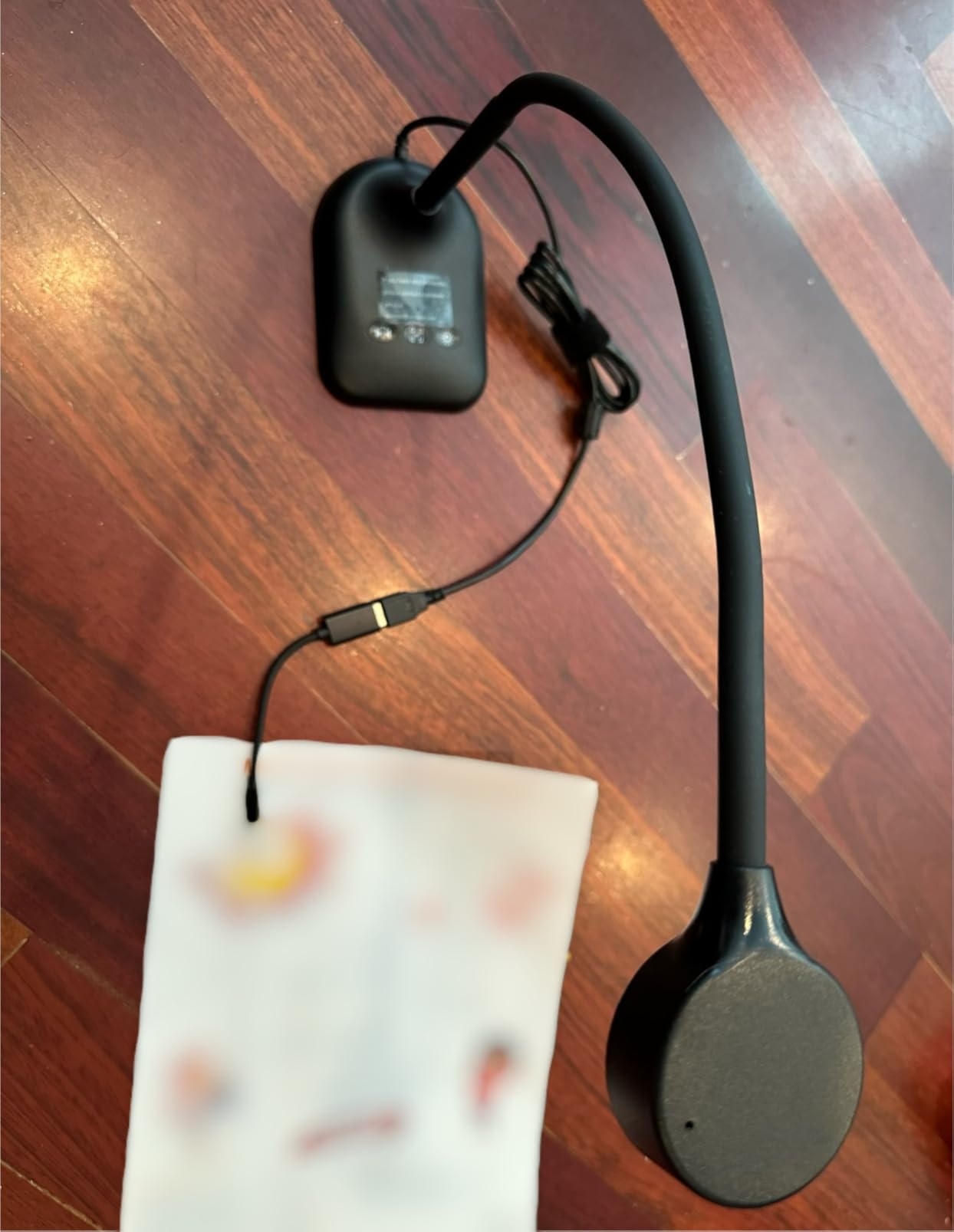 Document Camera for Teachers, Webcam and Overhead Camera for Classroom with Mic, LED Lights, Image Invert, Fold for Mac OS, Windows, Zoom, OBS Work with Distance Learning/Teaching, Live Demo customer photo 1