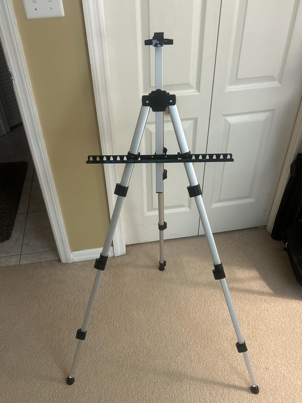 NS JYMB Easel Stand for Sign and Painting, 17-66 Inch Adjustable, Black customer photo 2