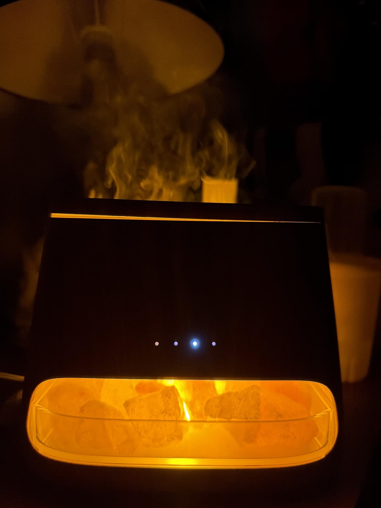 SALKING 2-in-1 Himalayan Salt Lamp Diffuser for Home, Aromatherapy Diffuser customer photo 1