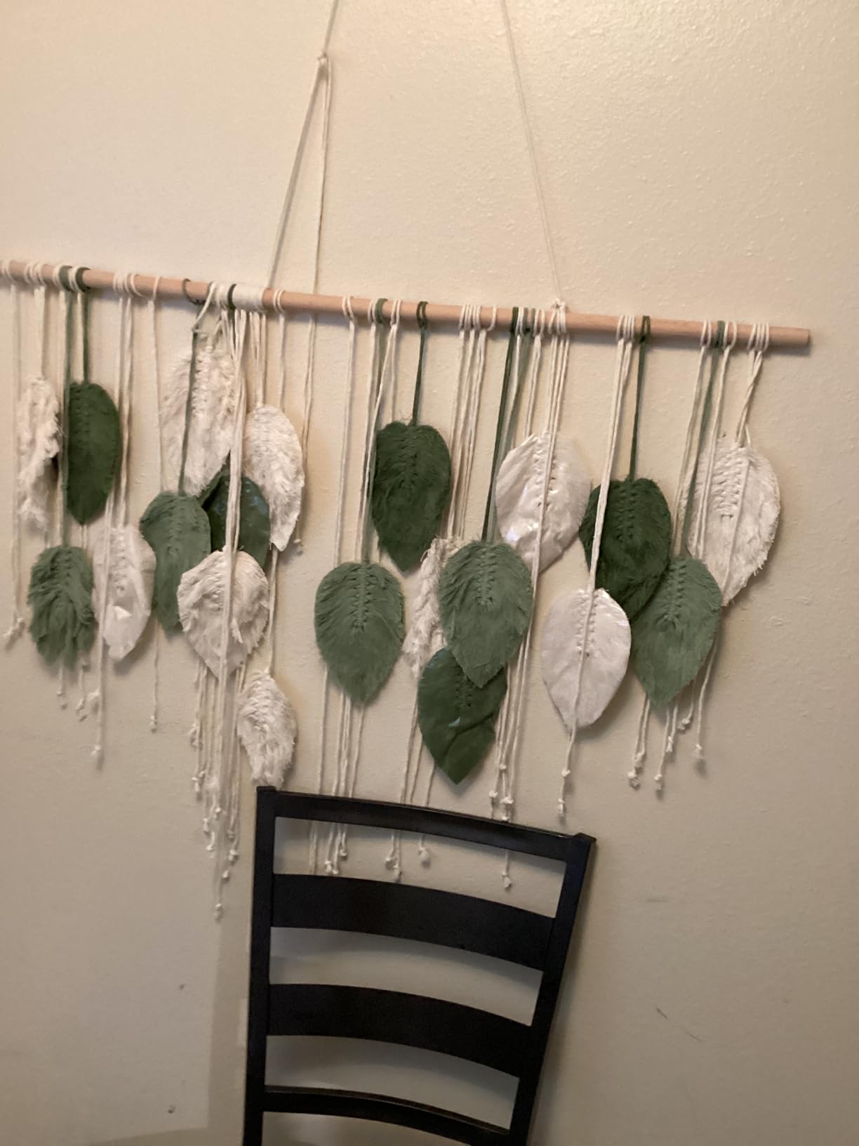 Large Macrame Wall Hanging Boho Woven Tapestry Chic Home Decor Wall Art customer photo 1