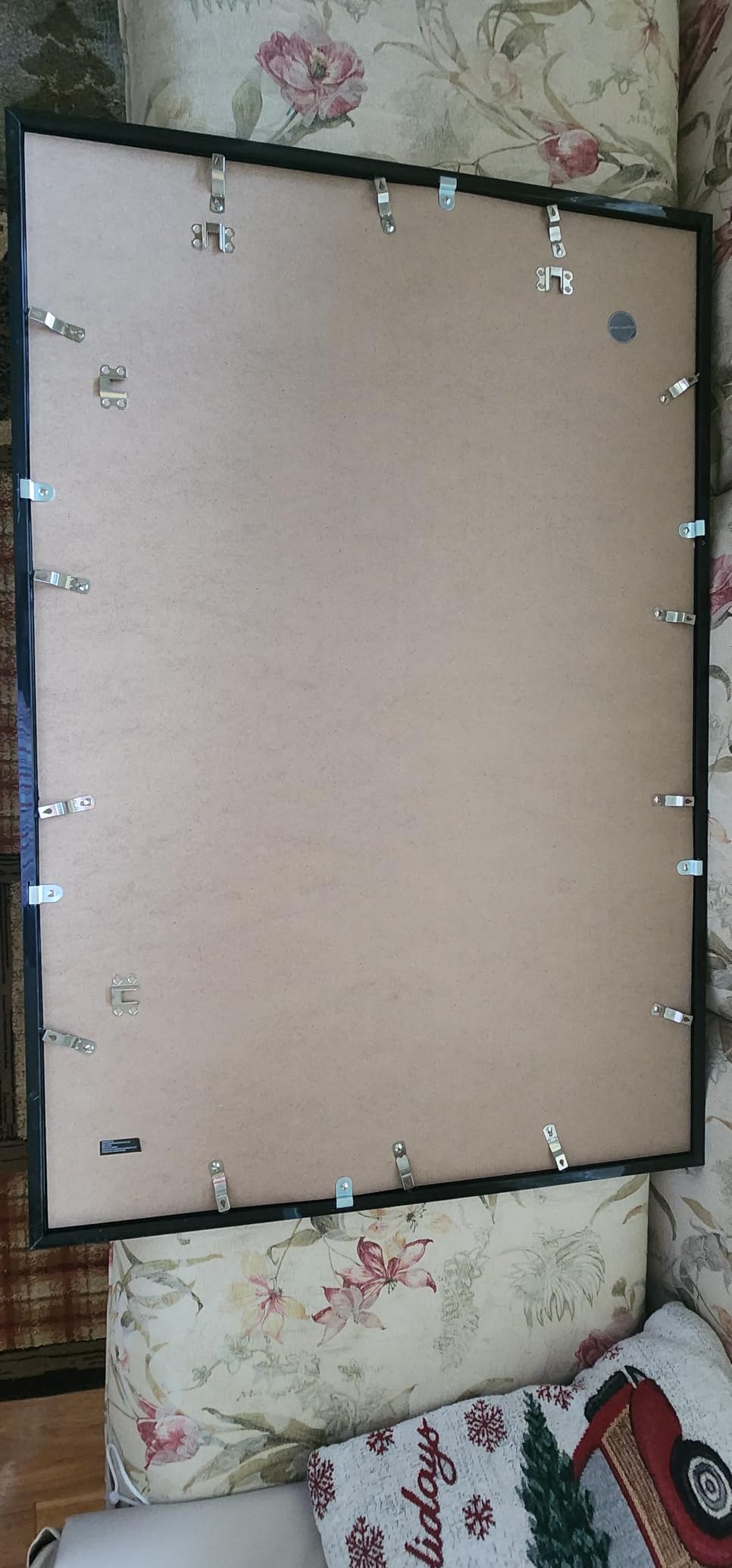 Americanflat 30x40 Poster Frame - Slim Molding - Black customer photo 2
