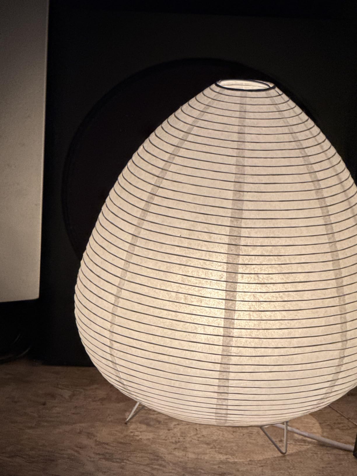 YY YEARCHY Rice Paper Table Lamp 8-inch Tall customer photo 1