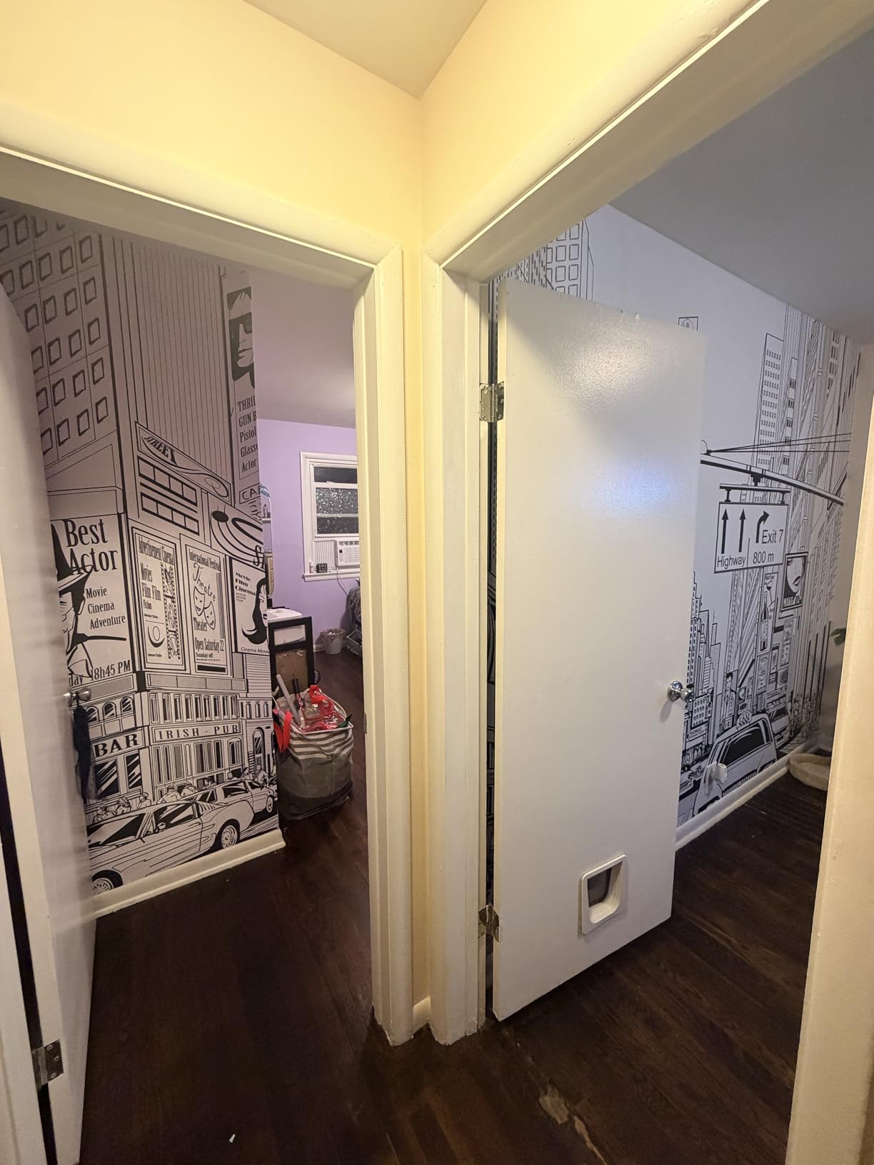 Black and White New York City Mural Wallpaper for Bedroom customer photo 1