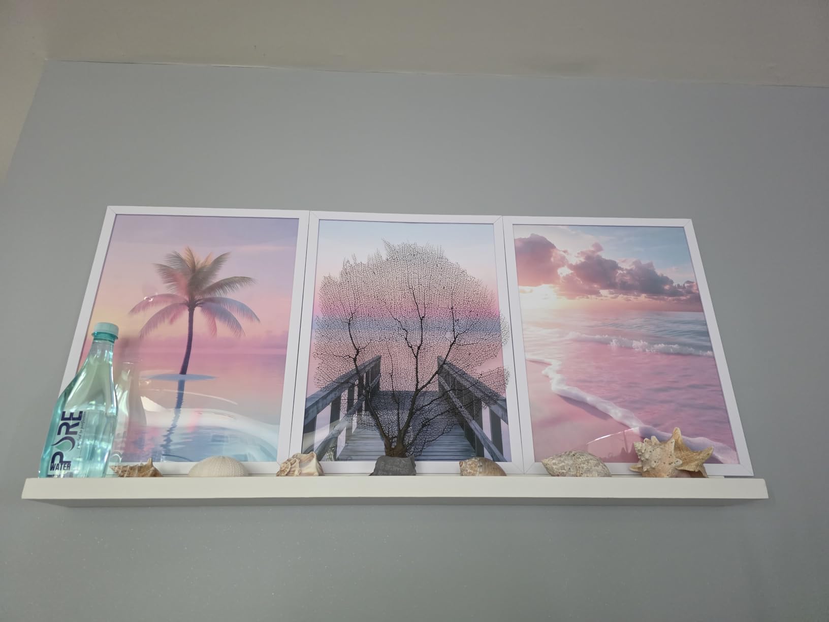 BESCRCL 18x24 Poster Frame, Picture Frames for Wall, Single, Brown customer photo 1