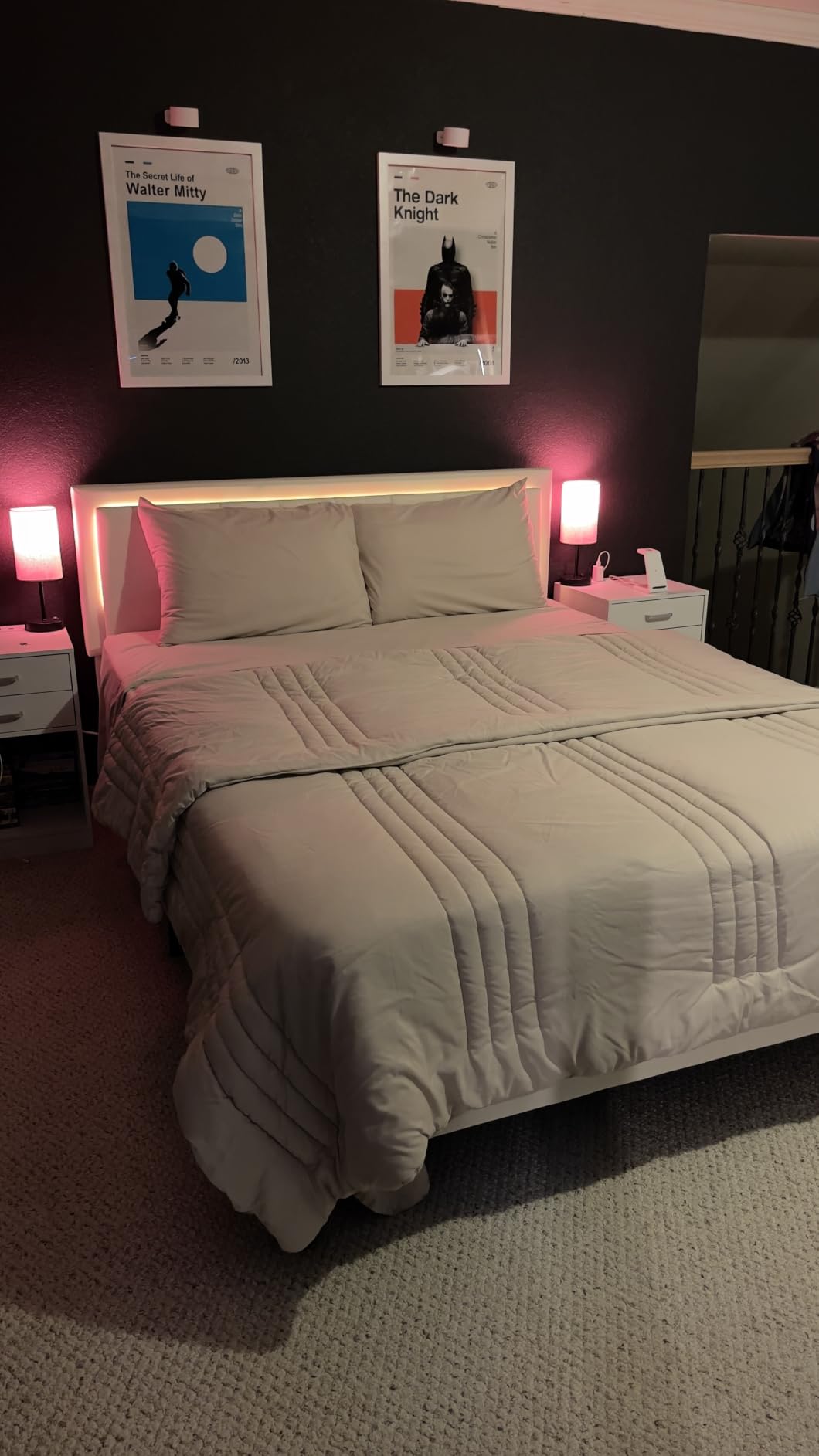Queen Comforter Set-7 Pieces Beige Soft Bed in a Bag Queen Bedding Sets customer photo 2