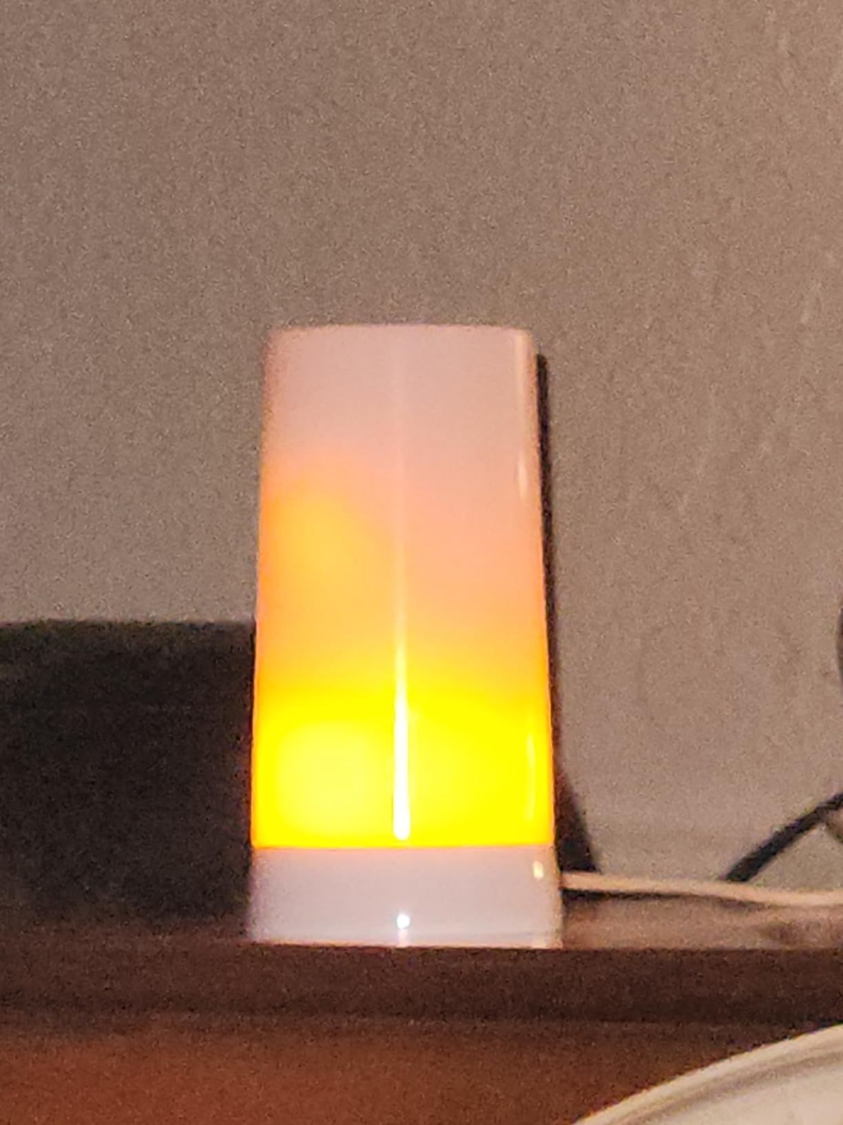 LED Flame Effect Light, USB Rechargeable Fire Lamp with Remote & Timer customer photo 1