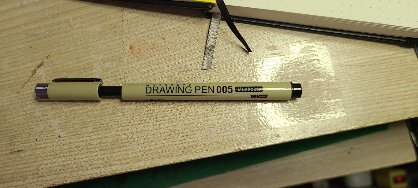 Muchcute Micro Fineliner Drawing Art Pens: 16 Black Artist Supplies Adults customer photo 2