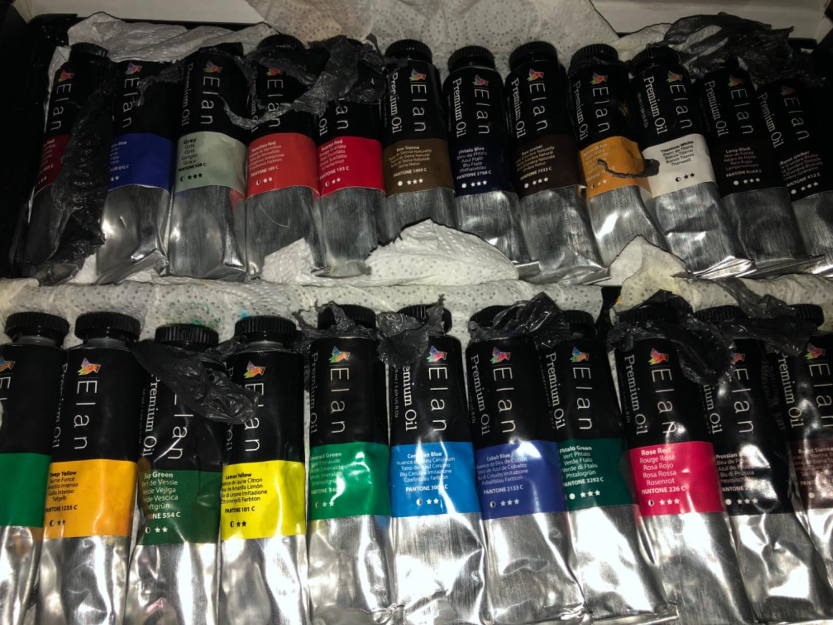 Elan Professional Oil Paint Set, 24 Vibrant Colors Tubes 1.7fl oz, Oil Paints for Canvas Painting, Art Paints for Adults & Artists customer photo 2