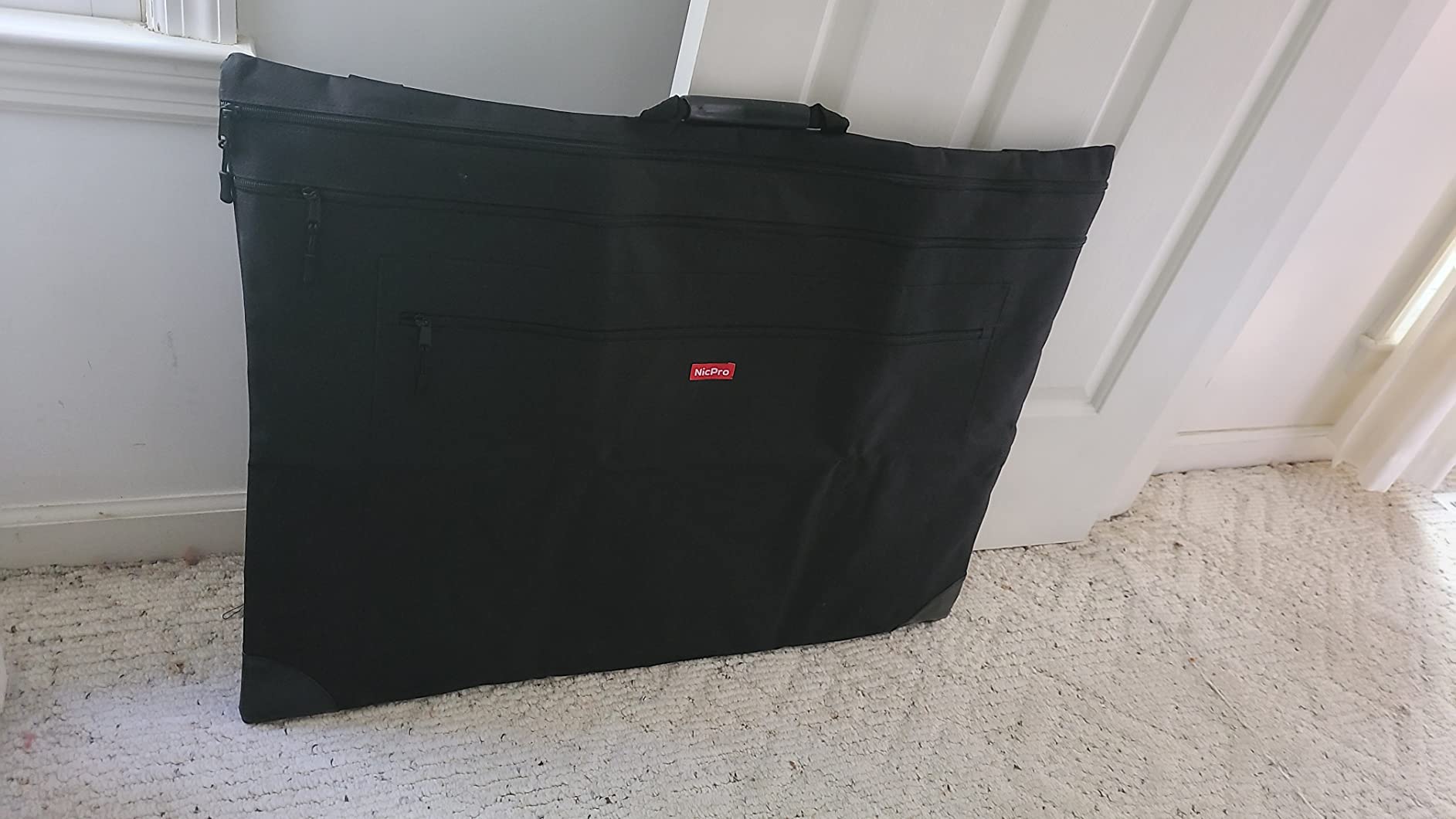 Nicpro Light Weight Art Portfolio Bag, 36x48 Extra Large Art Portfolio Case customer photo 2