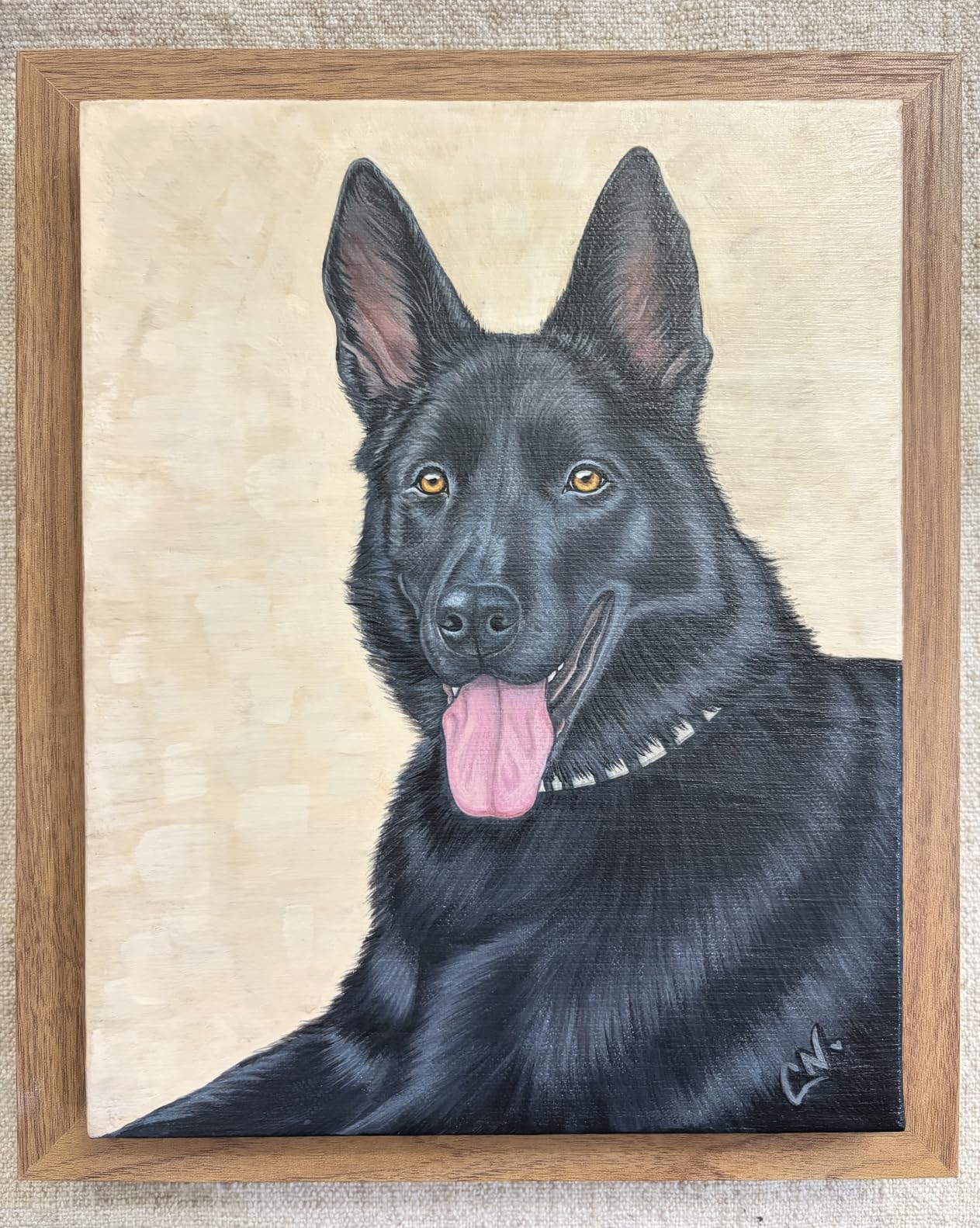 MCS Canvas Float Frame, 8x10, Walnut customer photo 2
