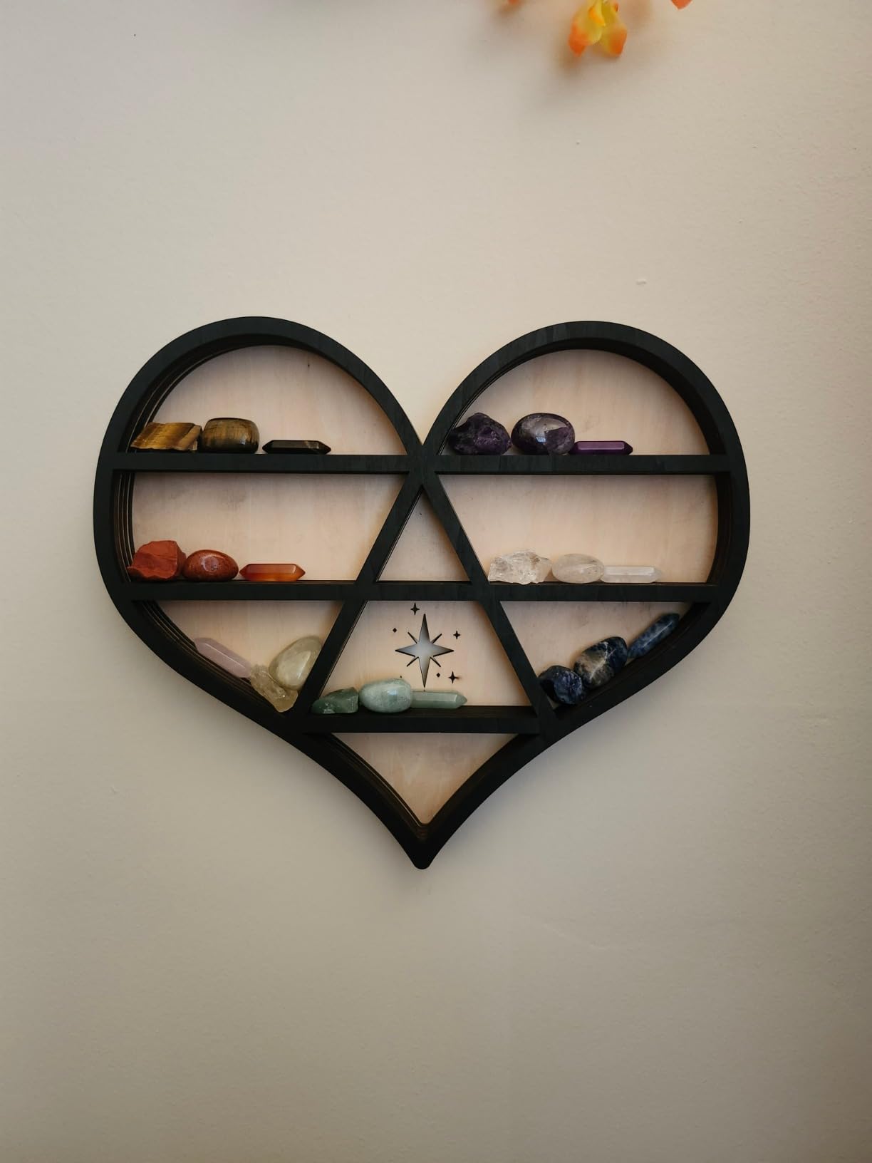 Crystal Display Shelf for Wall, Cute Cats Home Decor and Cats Lover gifts customer photo 2