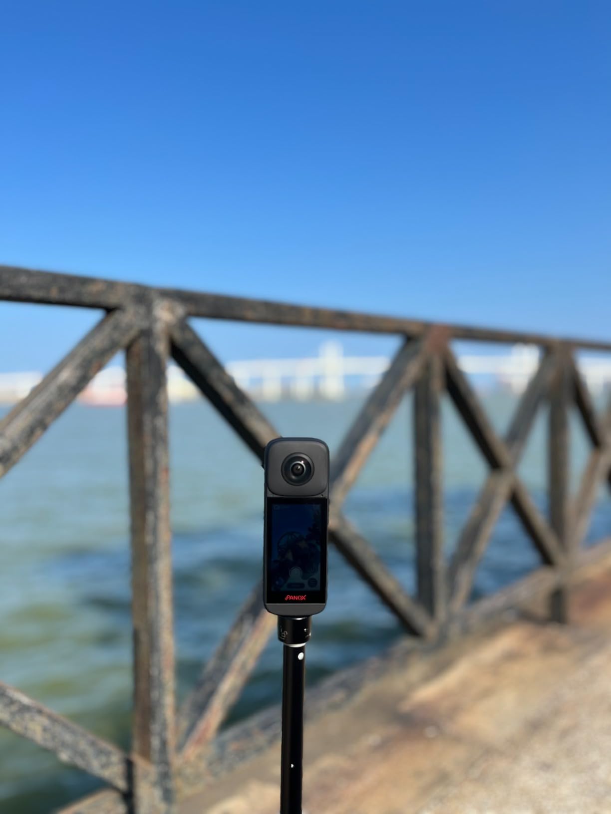 PANOX V2 360 Camera for Motorcycle - 72MP Photo, 5.7K Video, 4K Live 360° Camera, GPS Panorama, Android 10 OS, AI Editing, Stabilization, and Multi-Platform Live Streaming customer photo 1