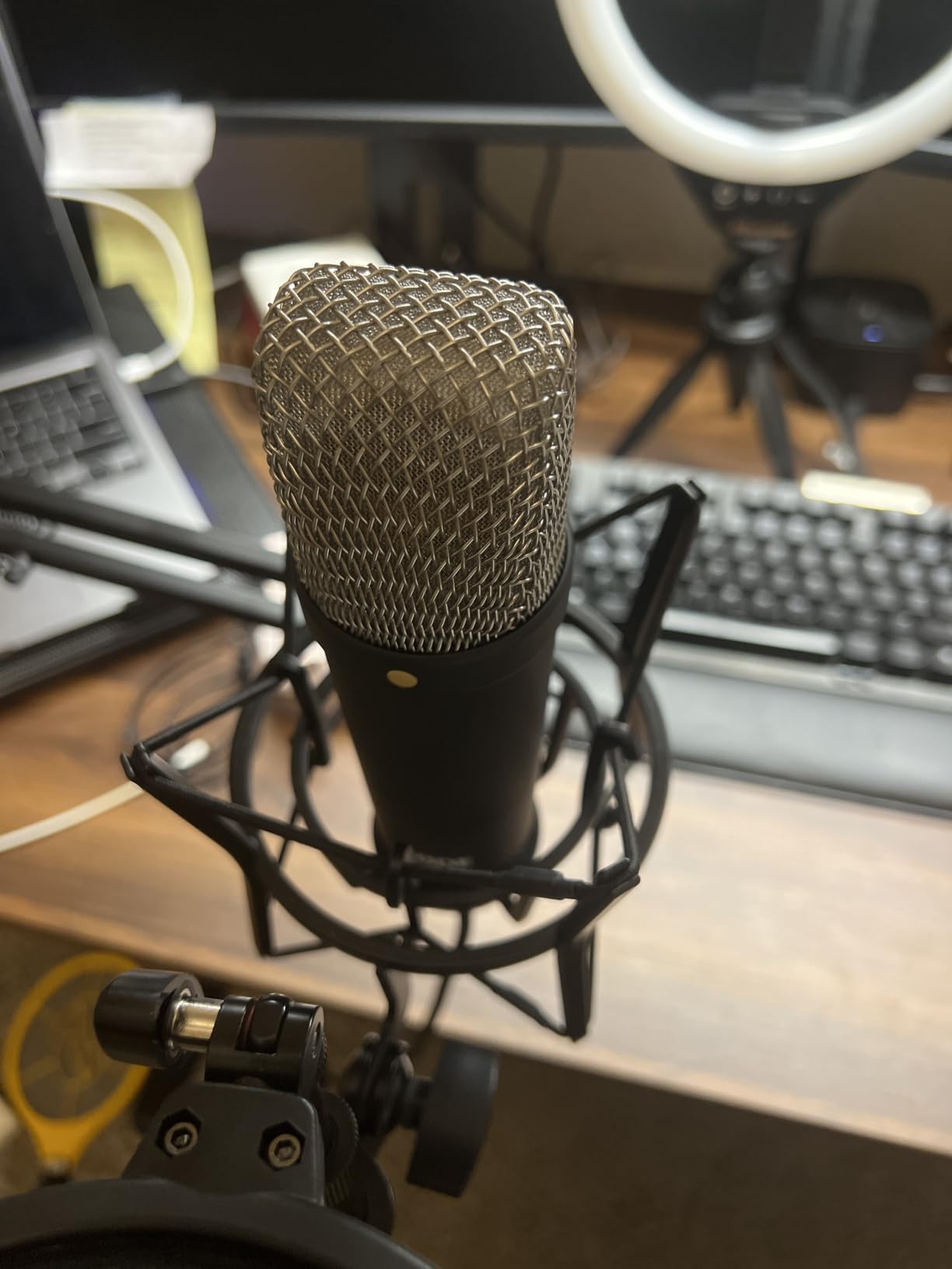 RØDE NT1 Signature Series Large-Diaphragm Condenser Microphone with Shock Mount, Pop Filter and XLR Cable for Music Production, Vocal Recording, Streaming and Podcasting (Black) customer photo 2