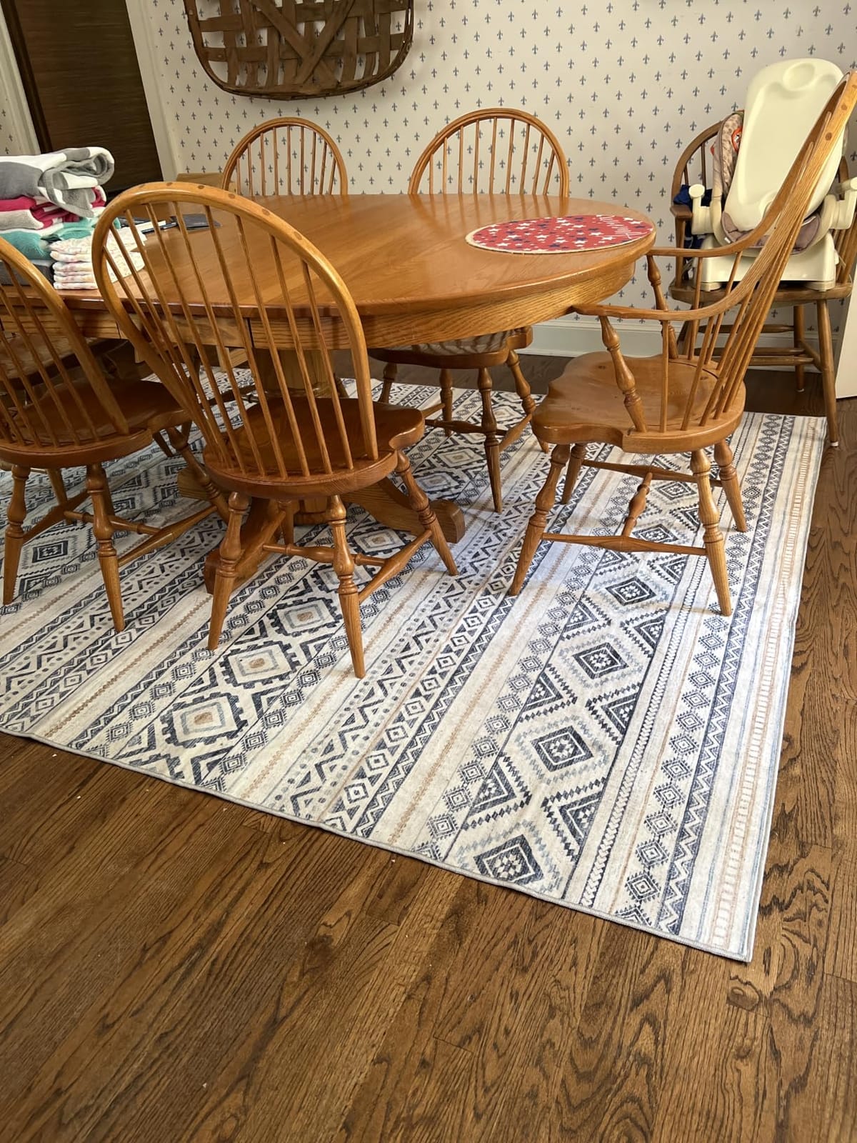 cotiled Boho 5x7 Area Rugs for Living Room: Soft Moroccan Washable Rug customer photo 2