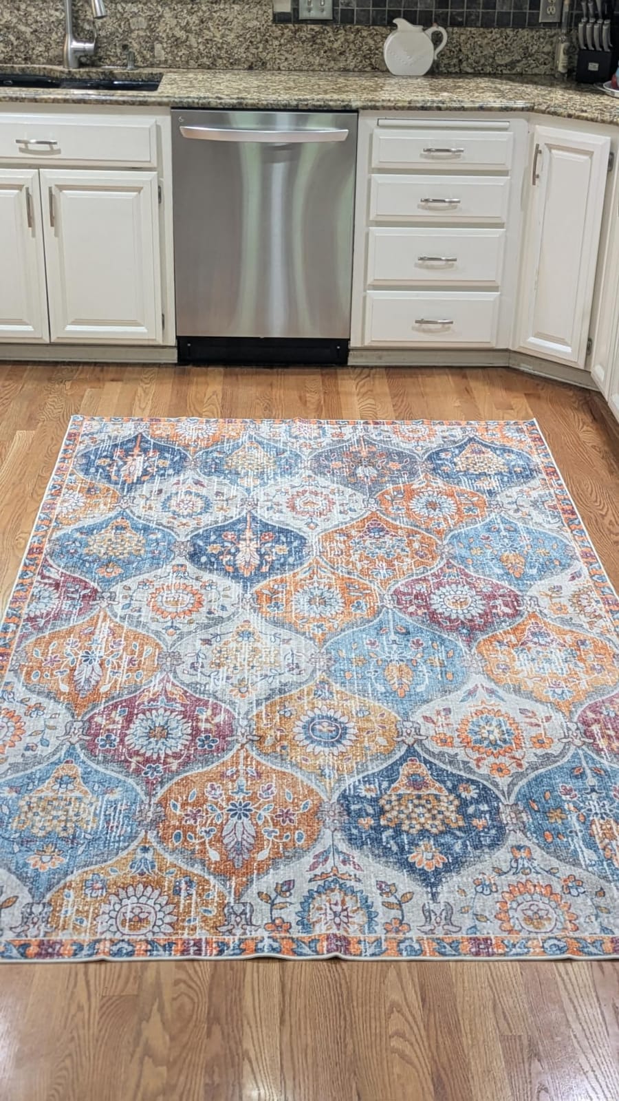 Lahome Moroccan 5x8 Area Rug, Washable Rugs for Living Room Bedroom customer photo 1