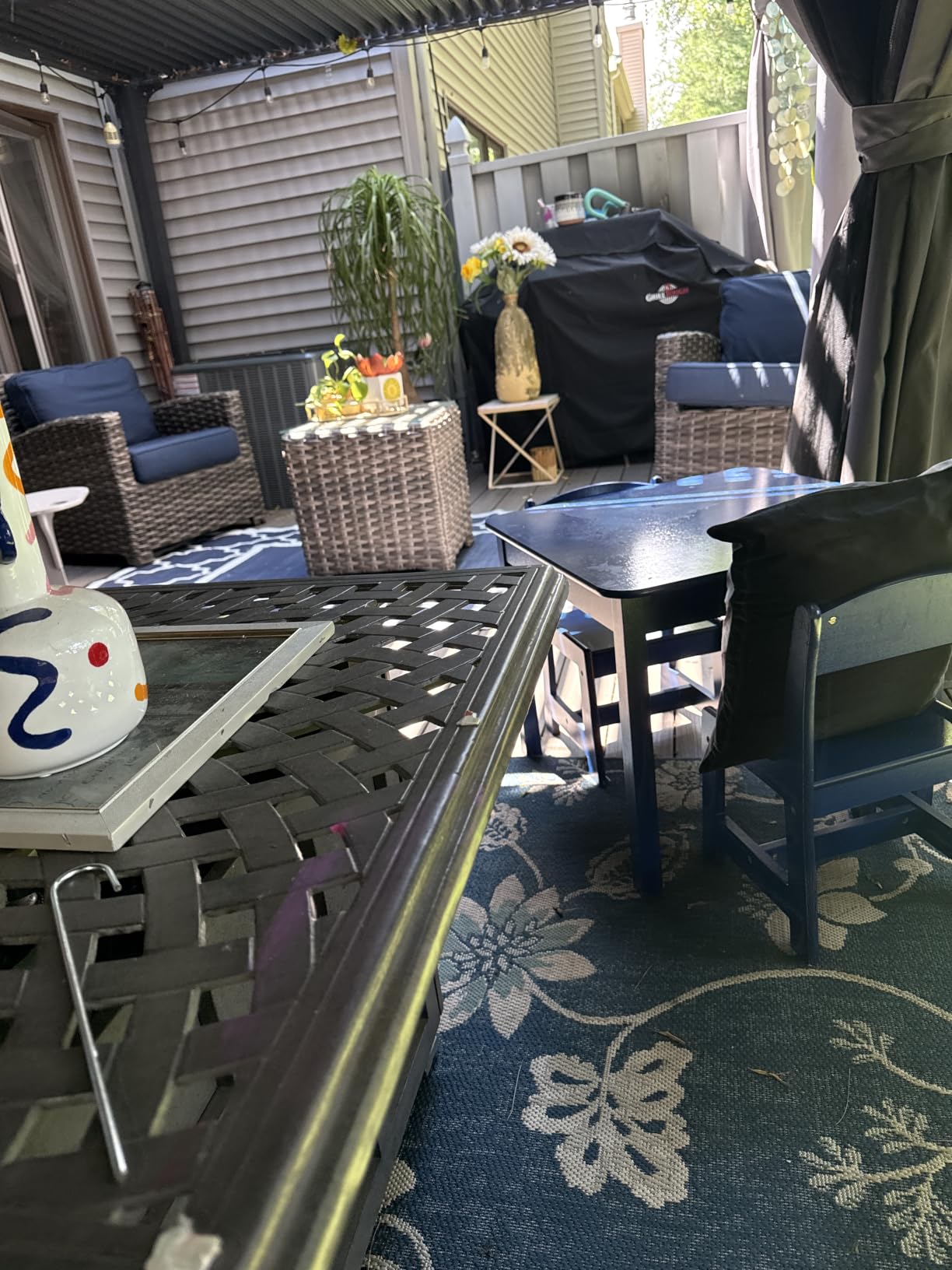 Delta Children MySize Kids Wood Table and Chair Set (2 Chairs Included) - Ideal for Arts & Crafts, Snack Time, Homeschooling, Homework & More, Bianca White/Natural customer photo 2