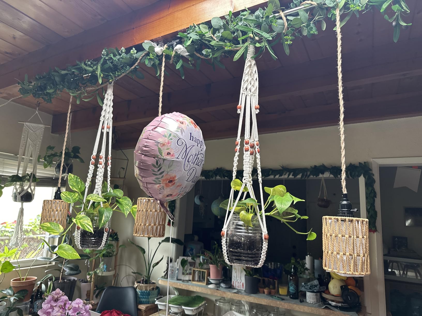LYOOWNG Plug in Pendant Light Cord, 15FT Hanging Lights Cord, DIY Lamp Kit customer photo 1